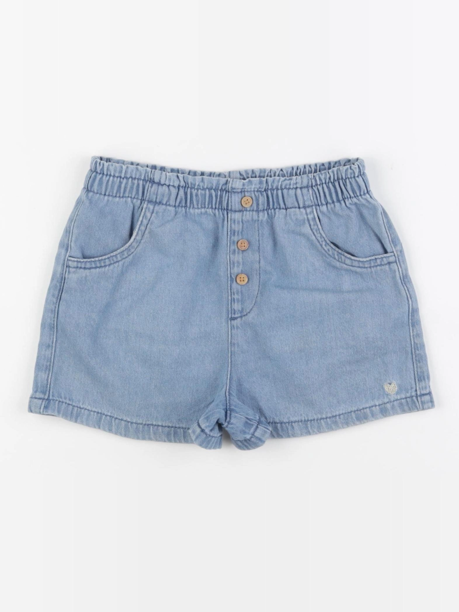 Vertbaudet - short bleu - 6 ans