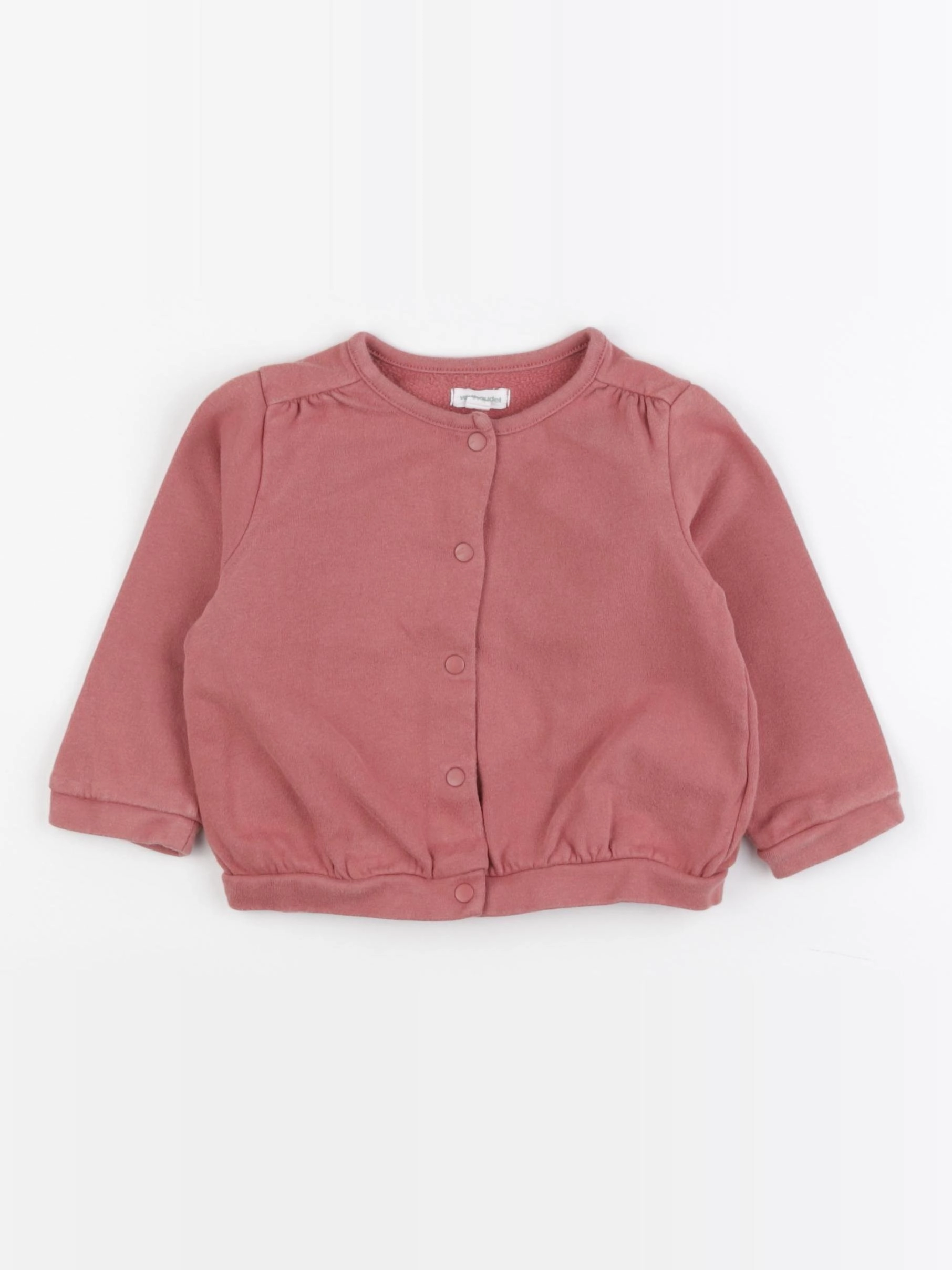 Vertbaudet - sweat rose - 24 mois