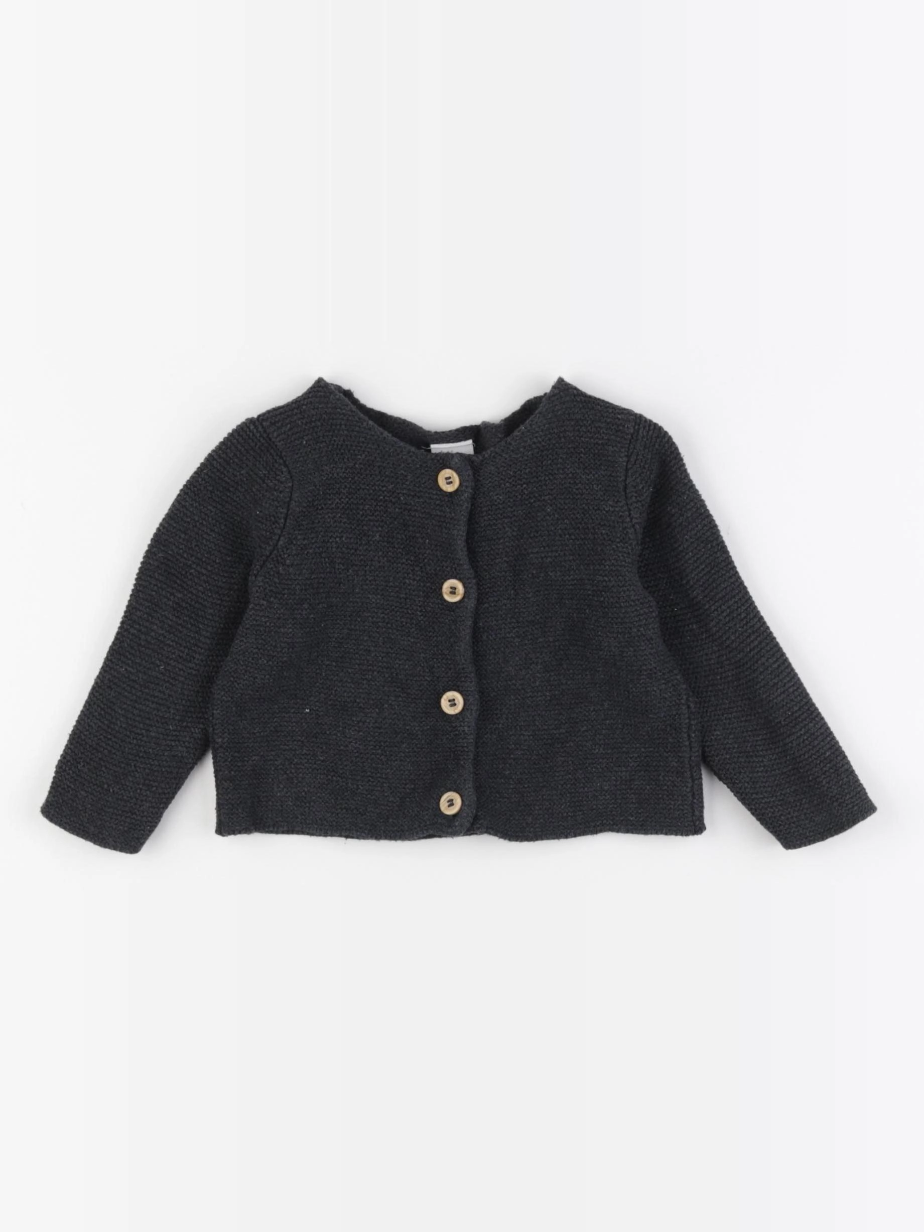 H&M - gilet gris - 6 mois