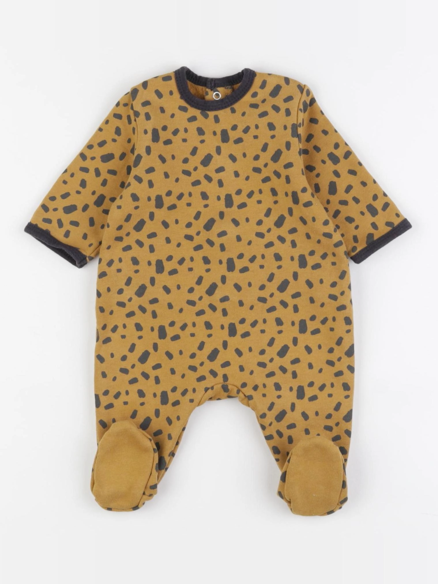La Redoute - pyjama coton marron, noir - 1 mois