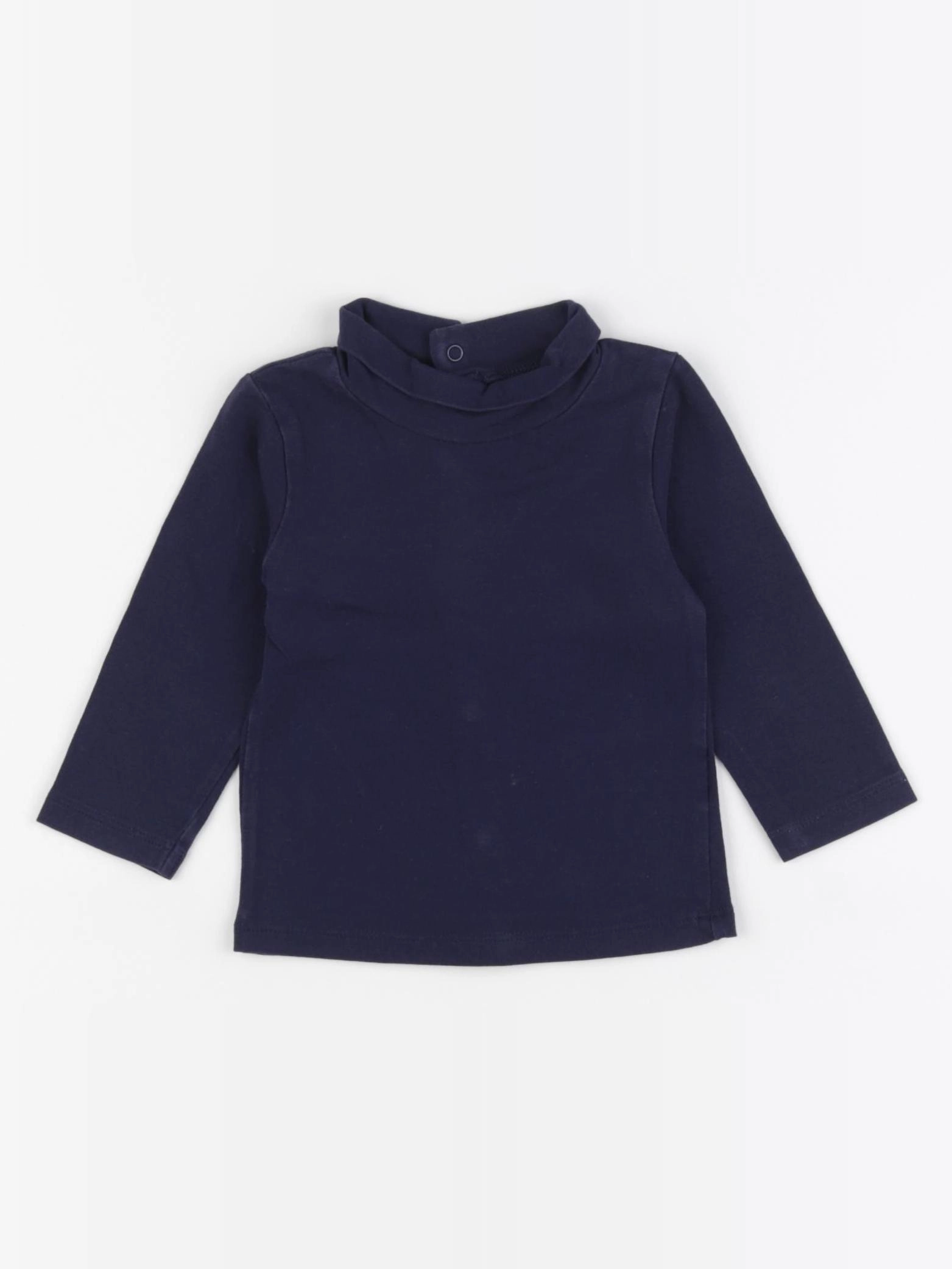 Vertbaudet - sous-pull bleu - 6 mois