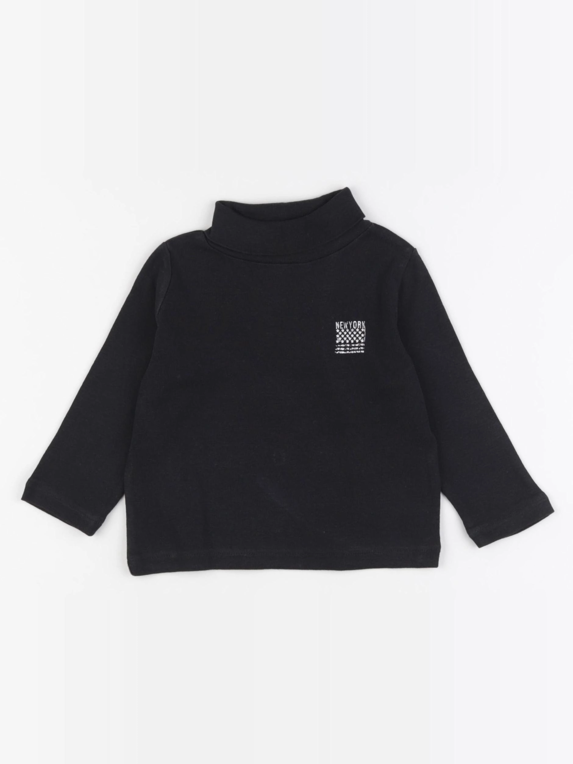 Vertbaudet - sous-pull noir - 2 ans