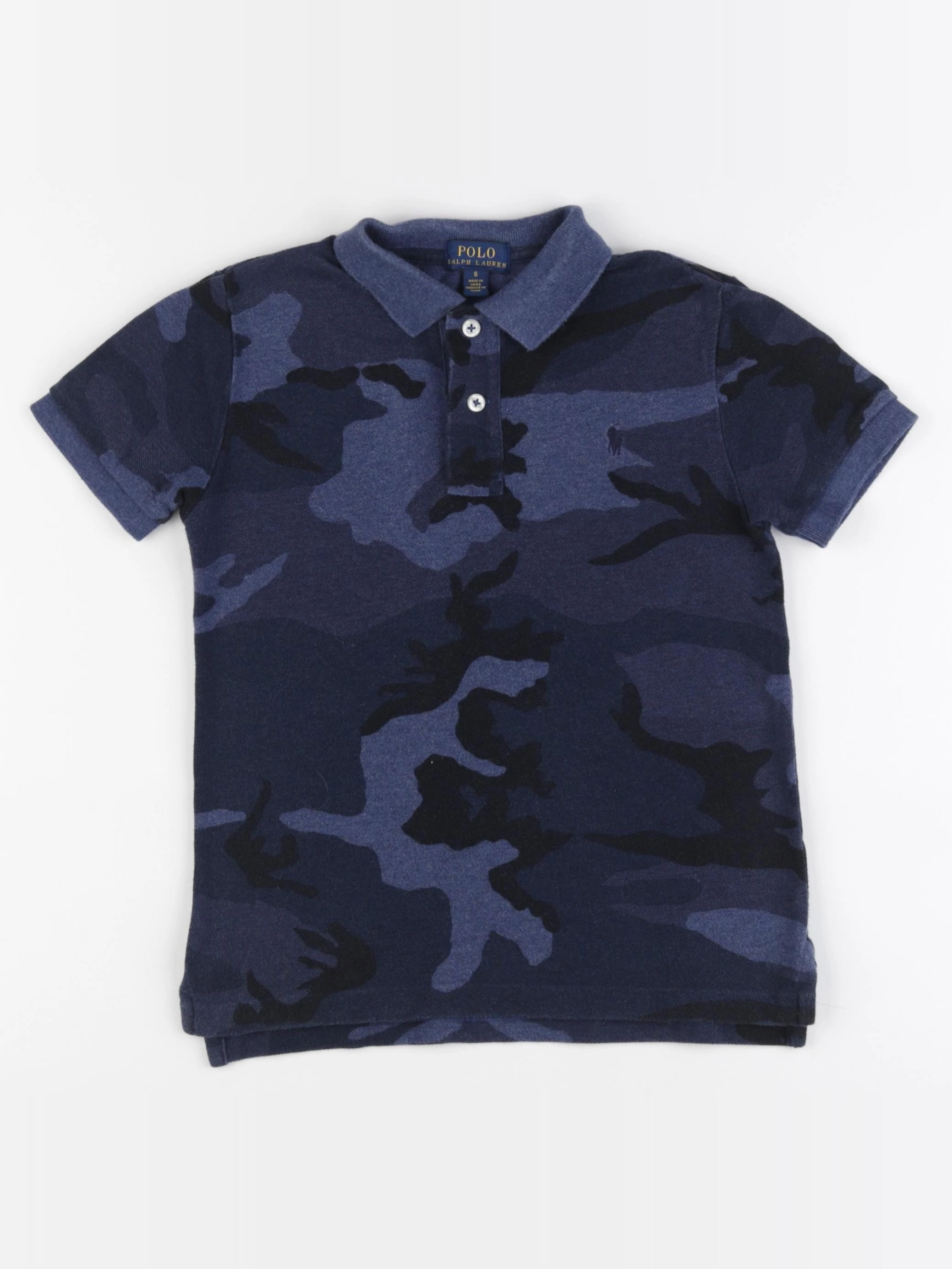 Ralph Lauren - polo bleu - 6 ans