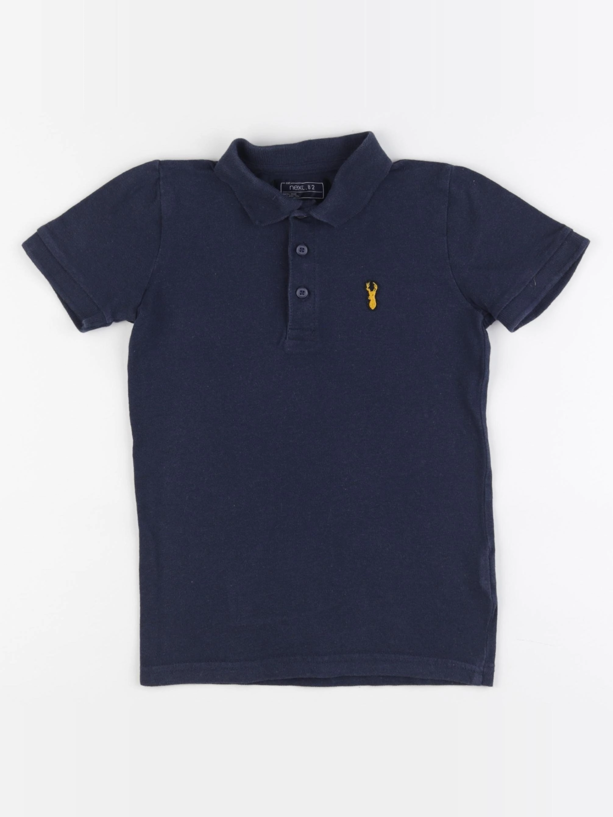 Next - polo bleu - 6 ans