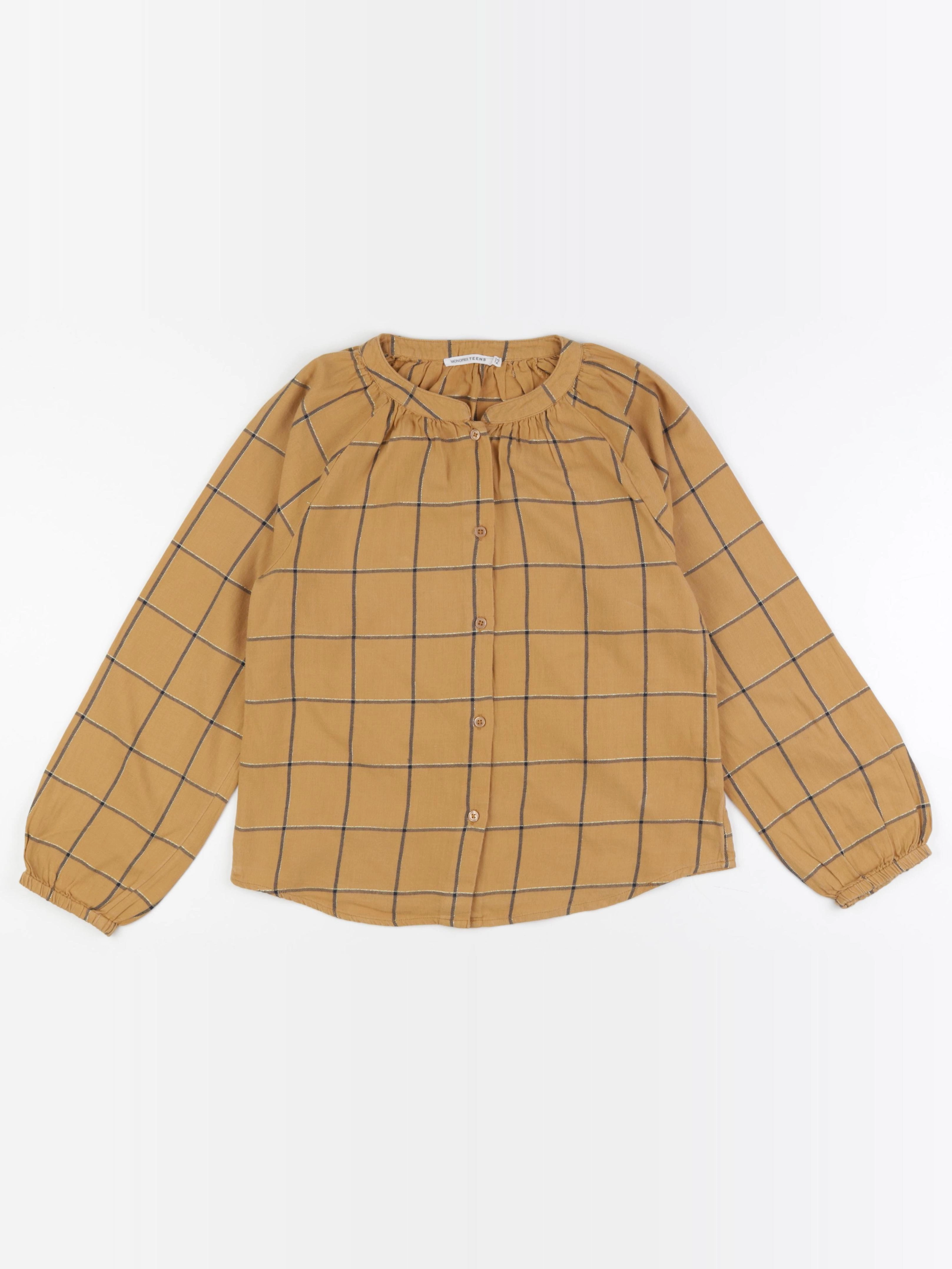 Monoprix - blouse jaune - 12 ans