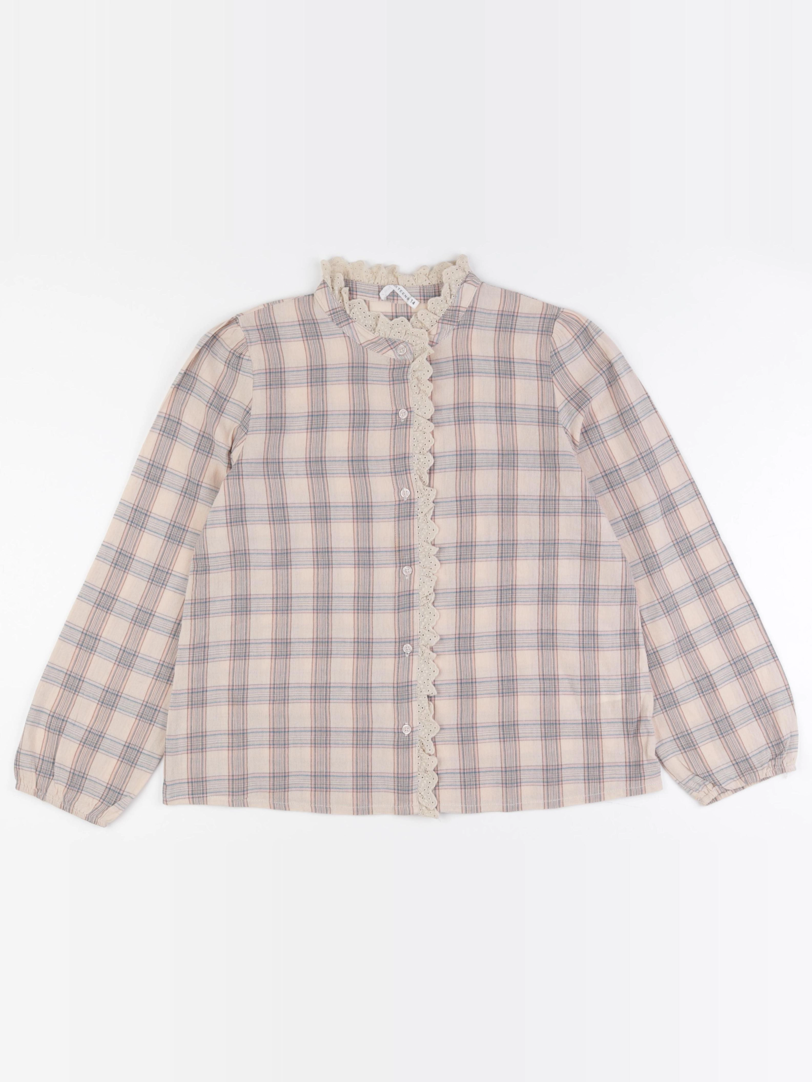 Monoprix - blouse beige - 14 ans