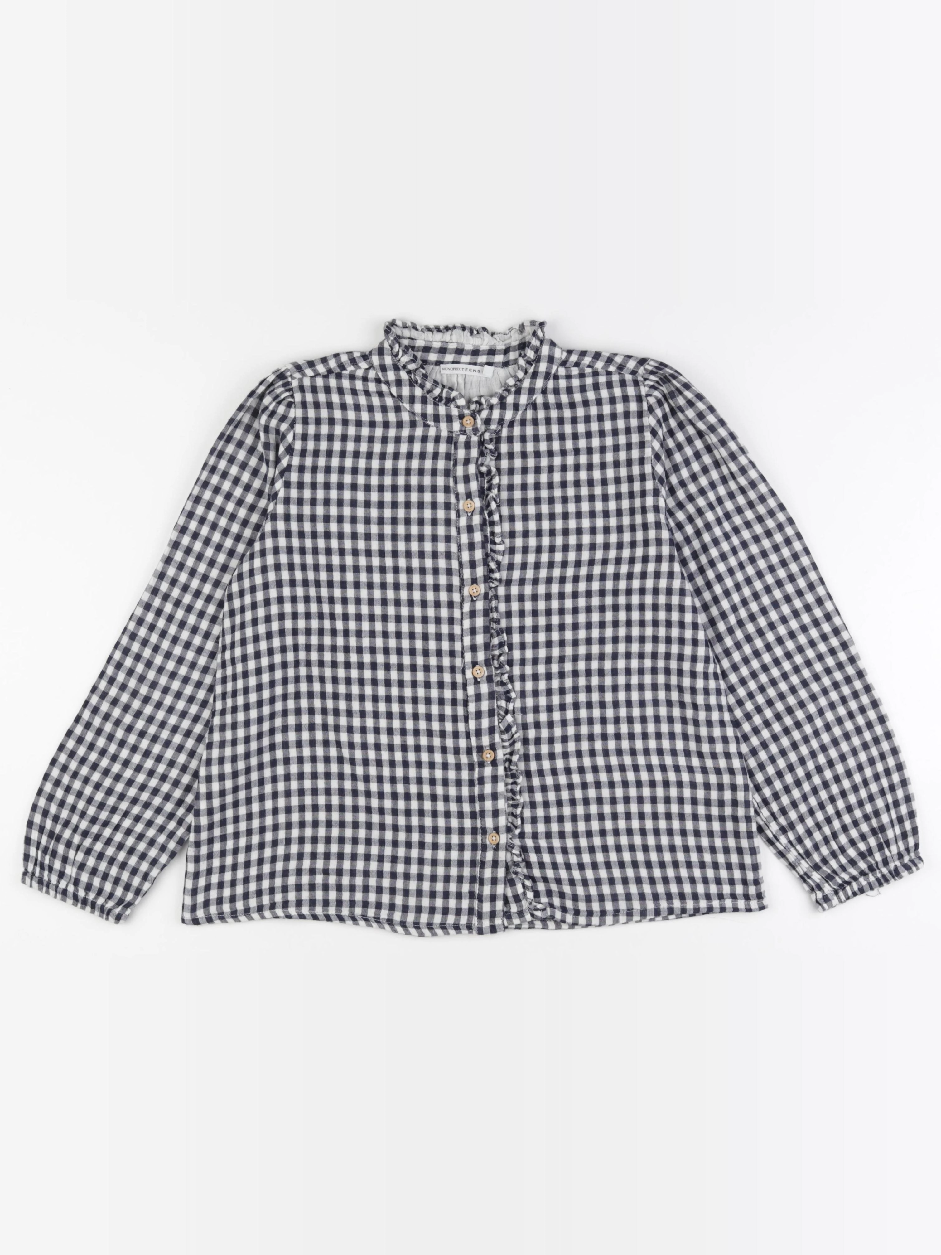 Monoprix - blouse bleu - 12 ans
