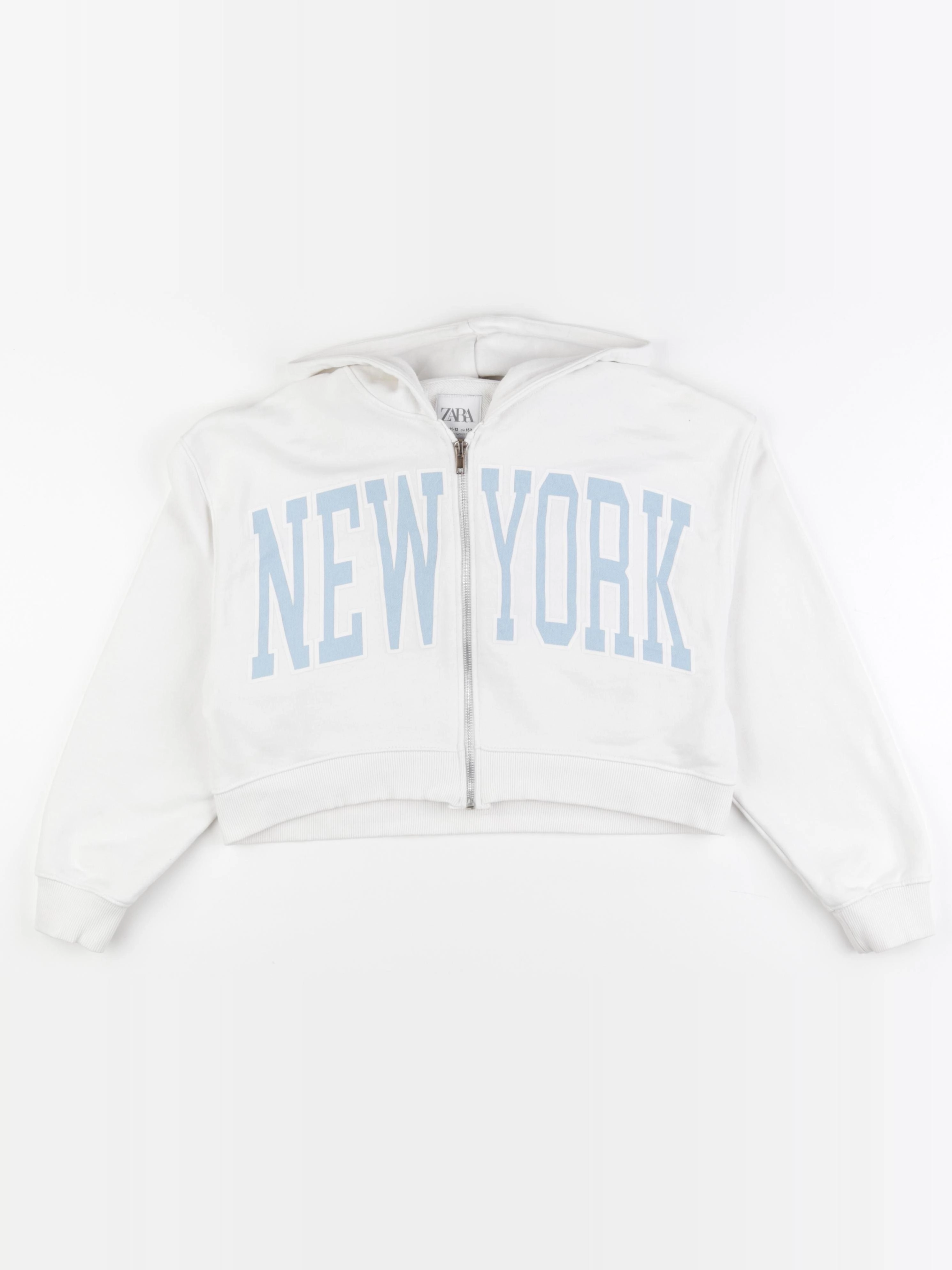 Zara - sweat blanc - 11/12 ans