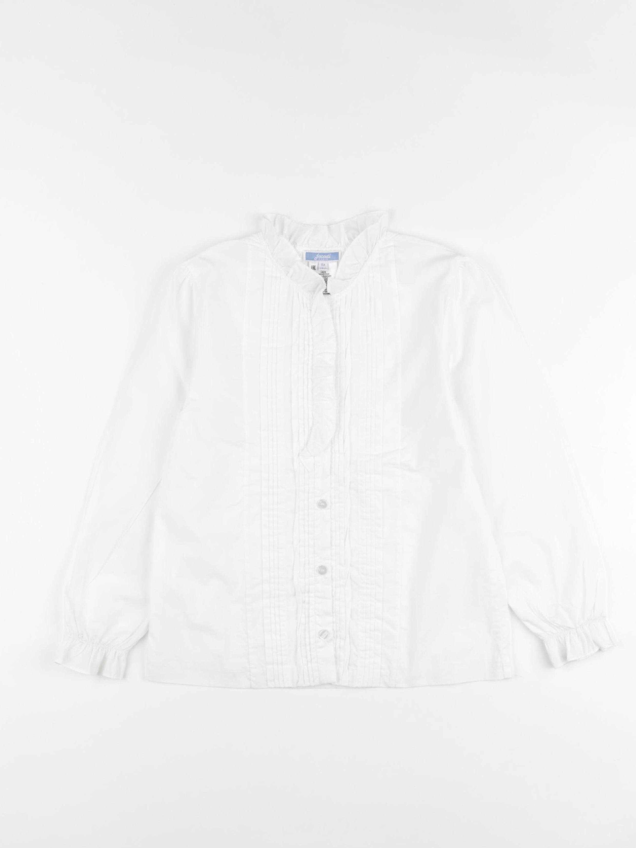 Jacadi - blouse blanc - 8 ans