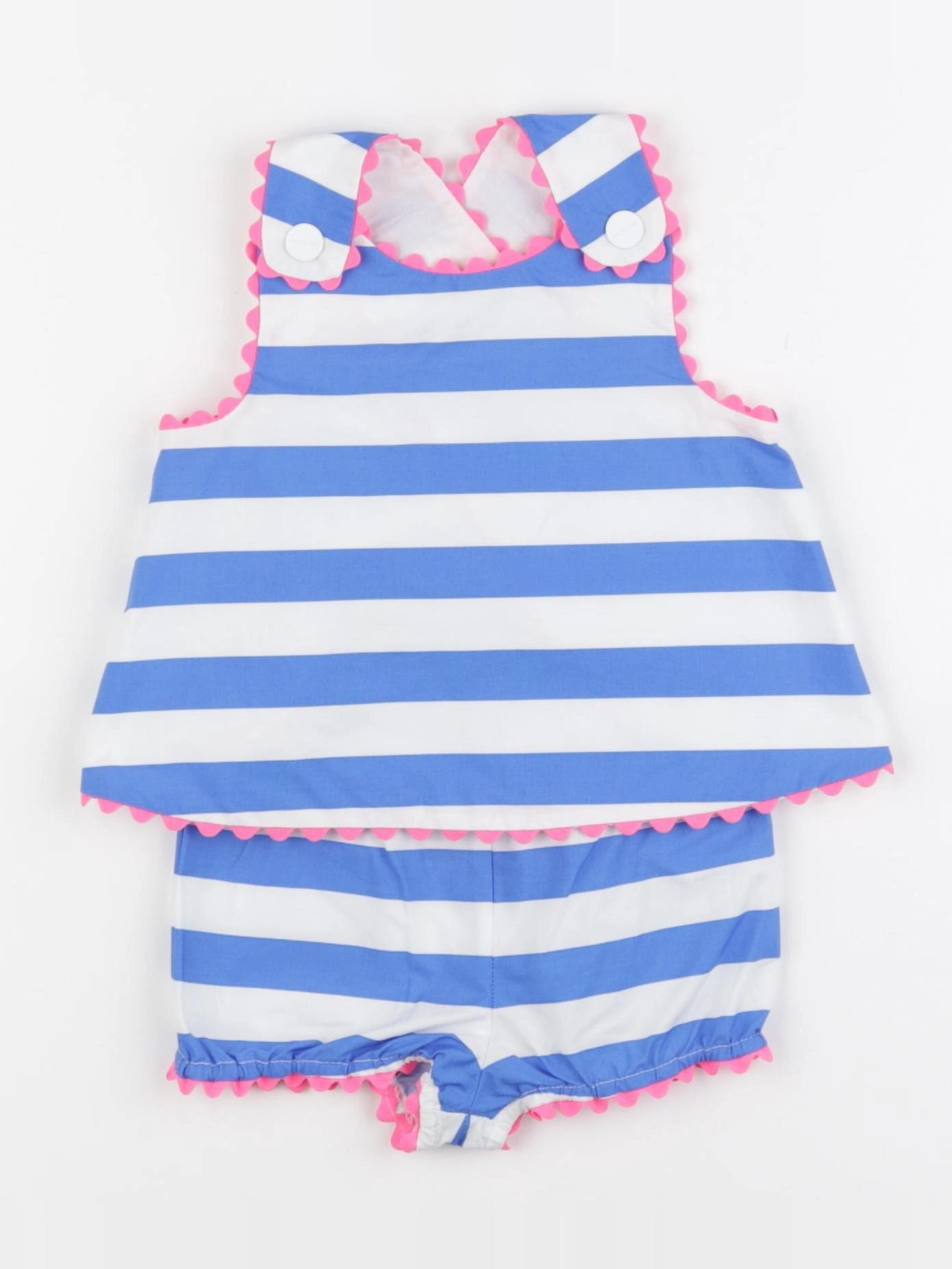 Jacadi - ensemble bleu - 6 mois