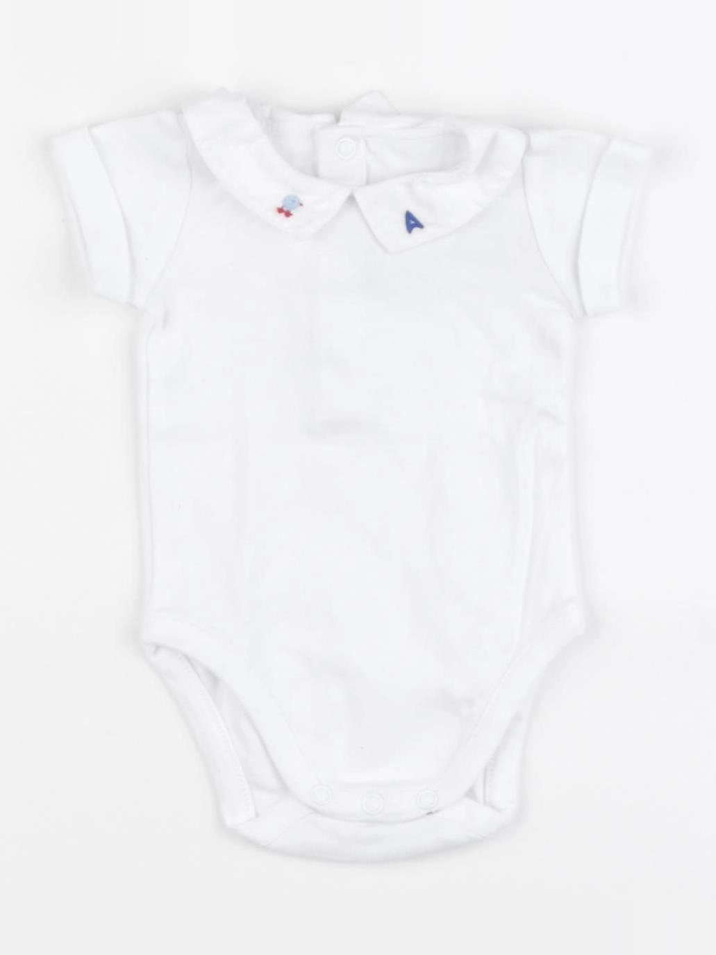 Jacadi - body à col blanc - 1 mois