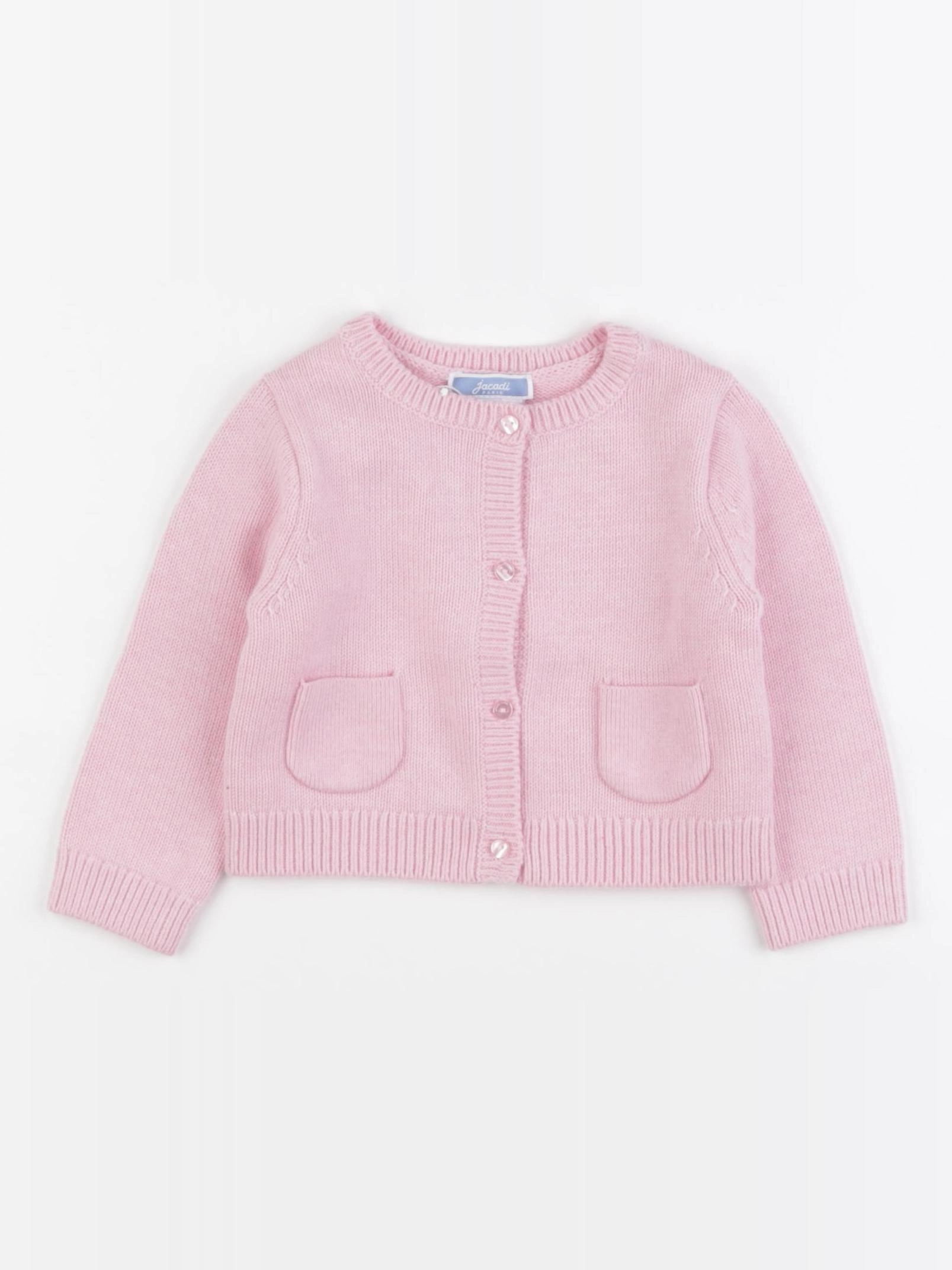 Jacadi - gilet rose - 12 mois