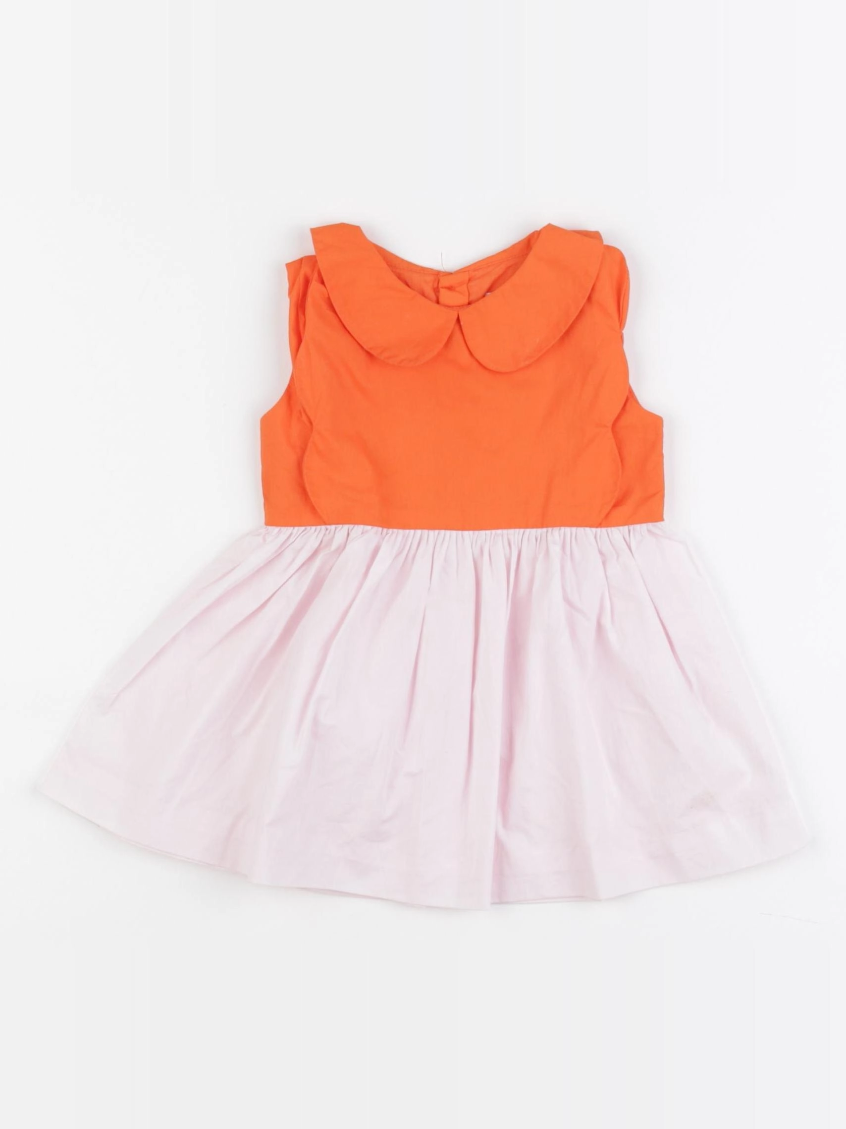 Jacadi - robe orange - 6 mois