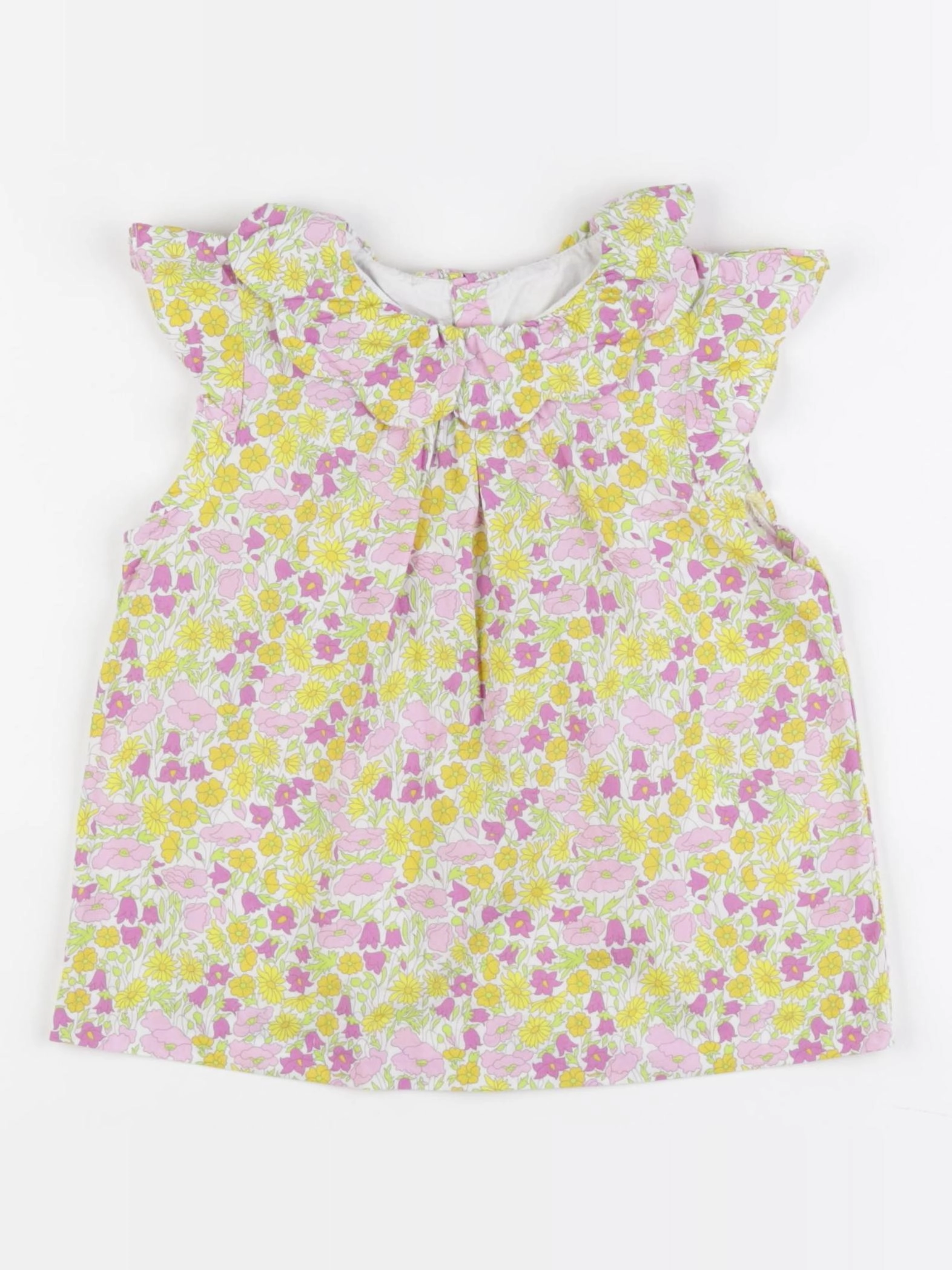 Jacadi - blouse liberty jaune - 10 ans