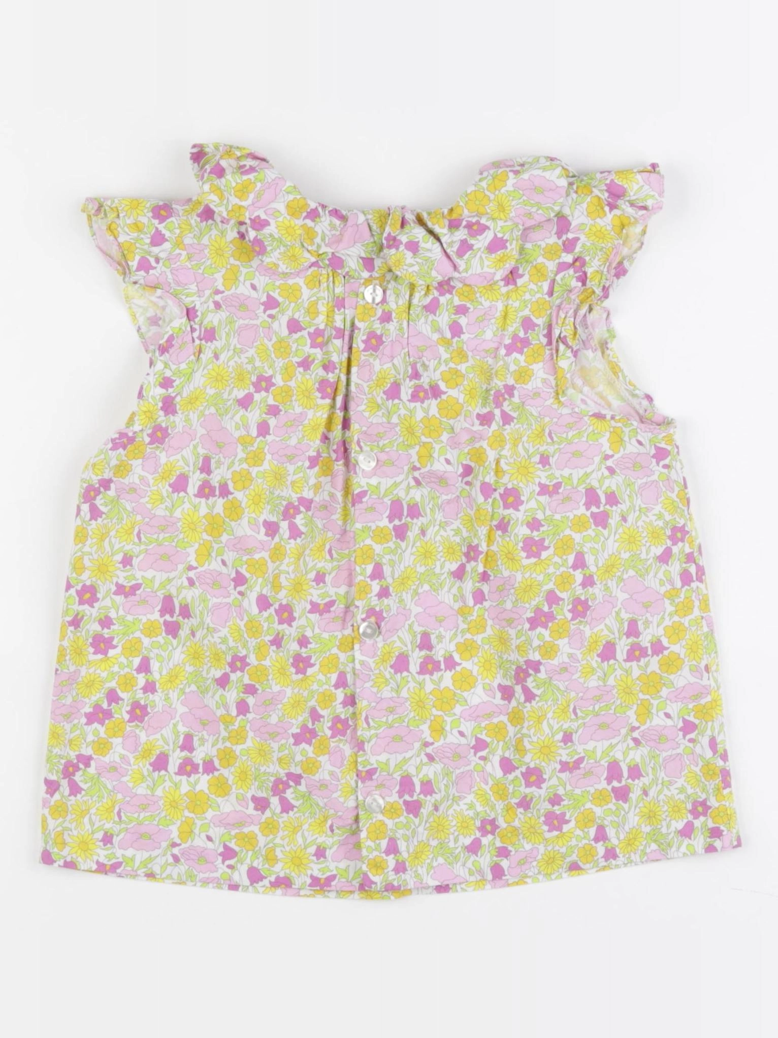 Jacadi - blouse liberty jaune - 10 ans