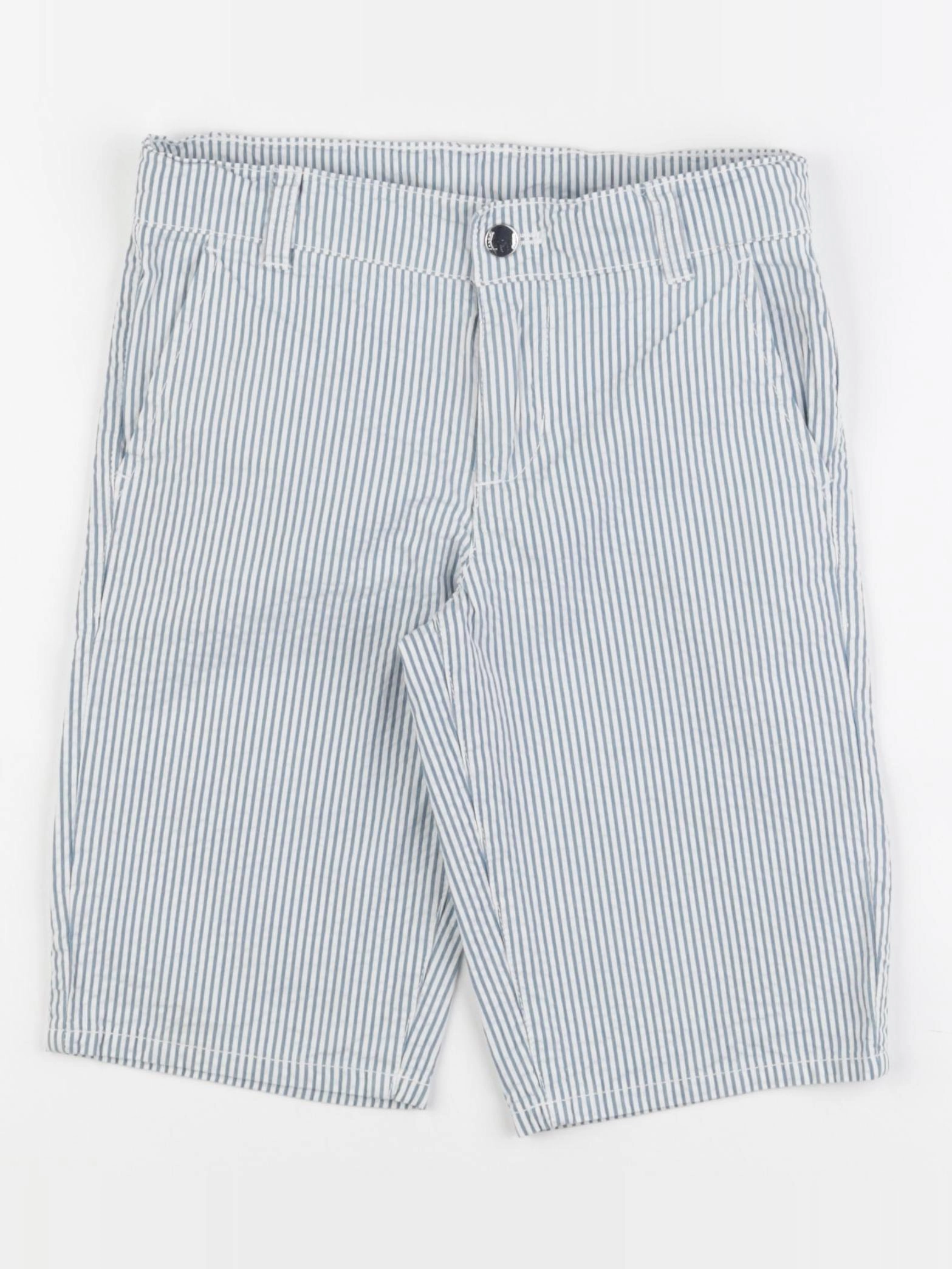 Jacadi - short bleu, blanc - 8 ans