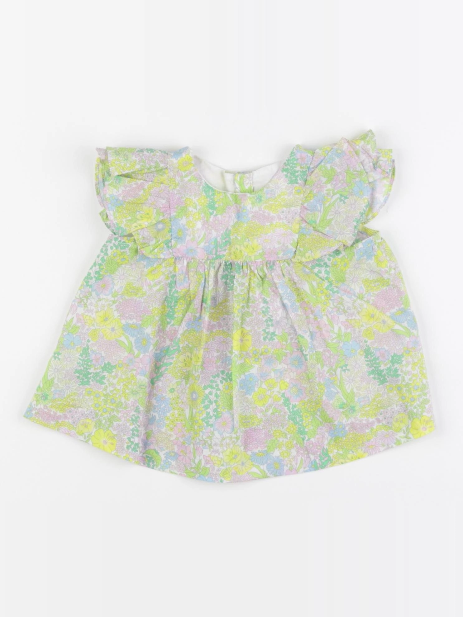 Jacadi - blouse liberty multicolore - 6 mois