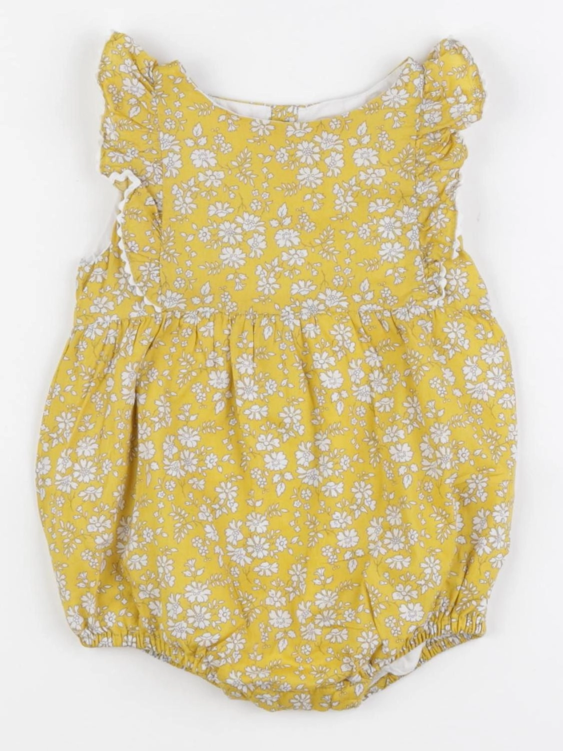 Jacadi - combinaison liberty jaune - 6 mois