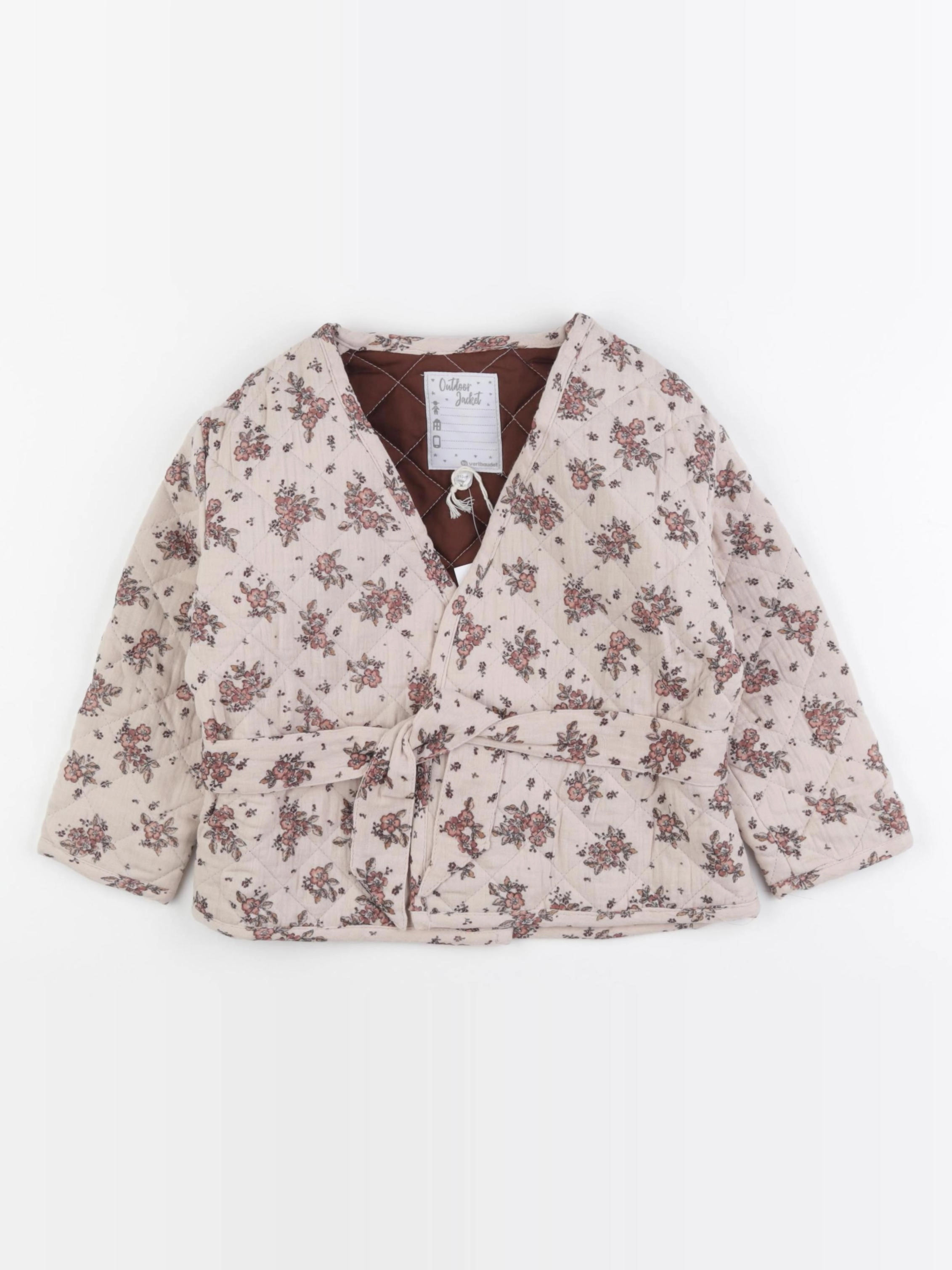 Vertbaudet - veste beige, marron - 5 ans