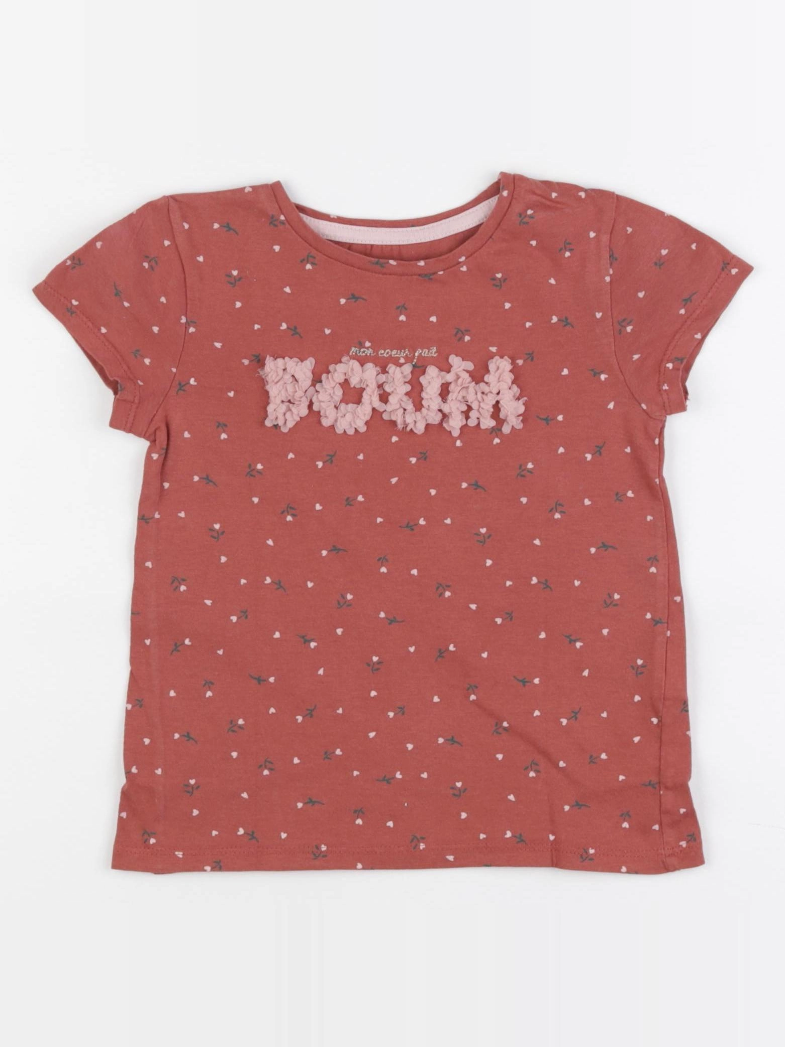 Vertbaudet - tee-shirt rose - 4 ans