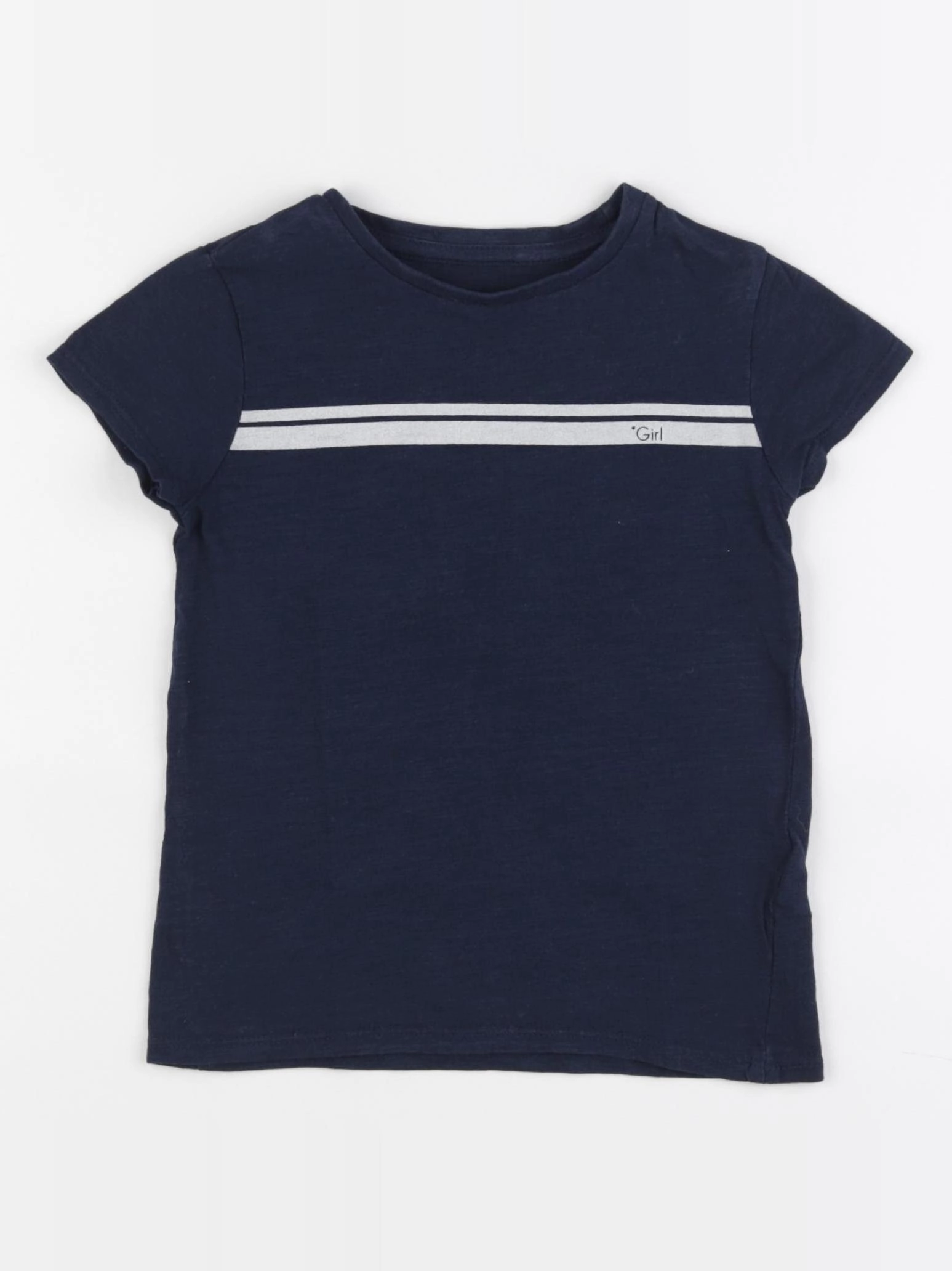 Vertbaudet - tee-shirt bleu - 4 ans