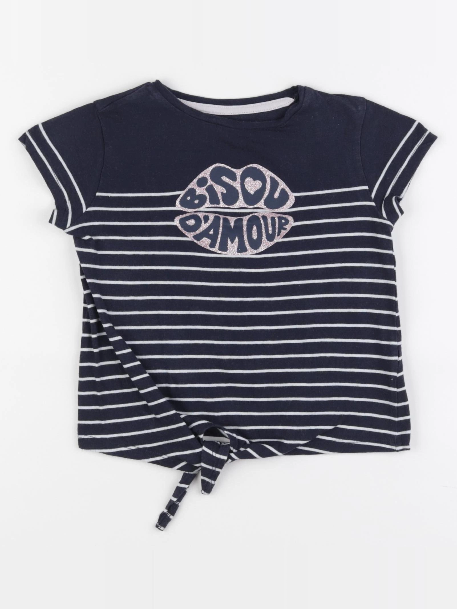 Vertbaudet - tee-shirt bleu - 4 ans