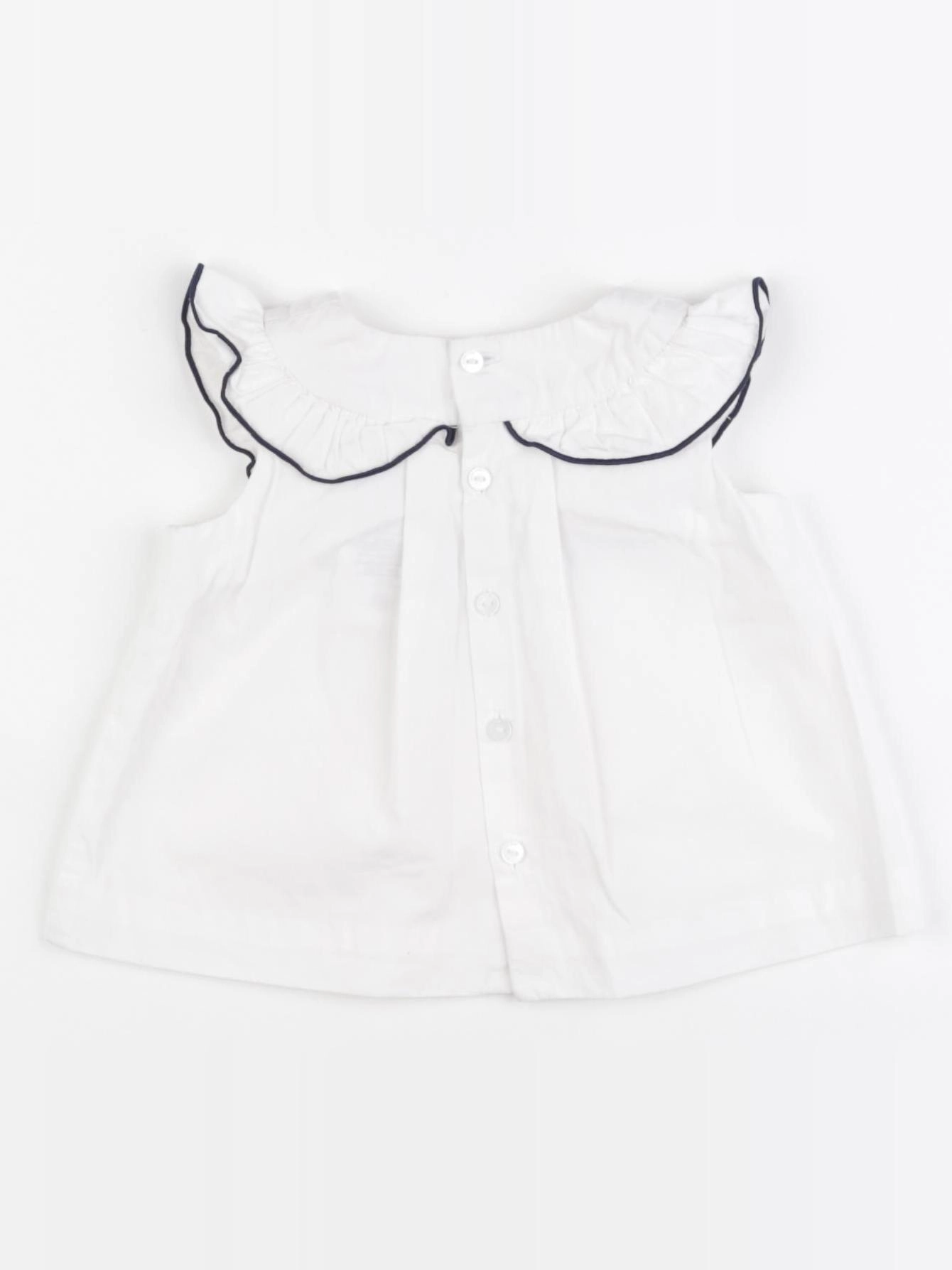 Jacadi - blouse blanc - 6 mois