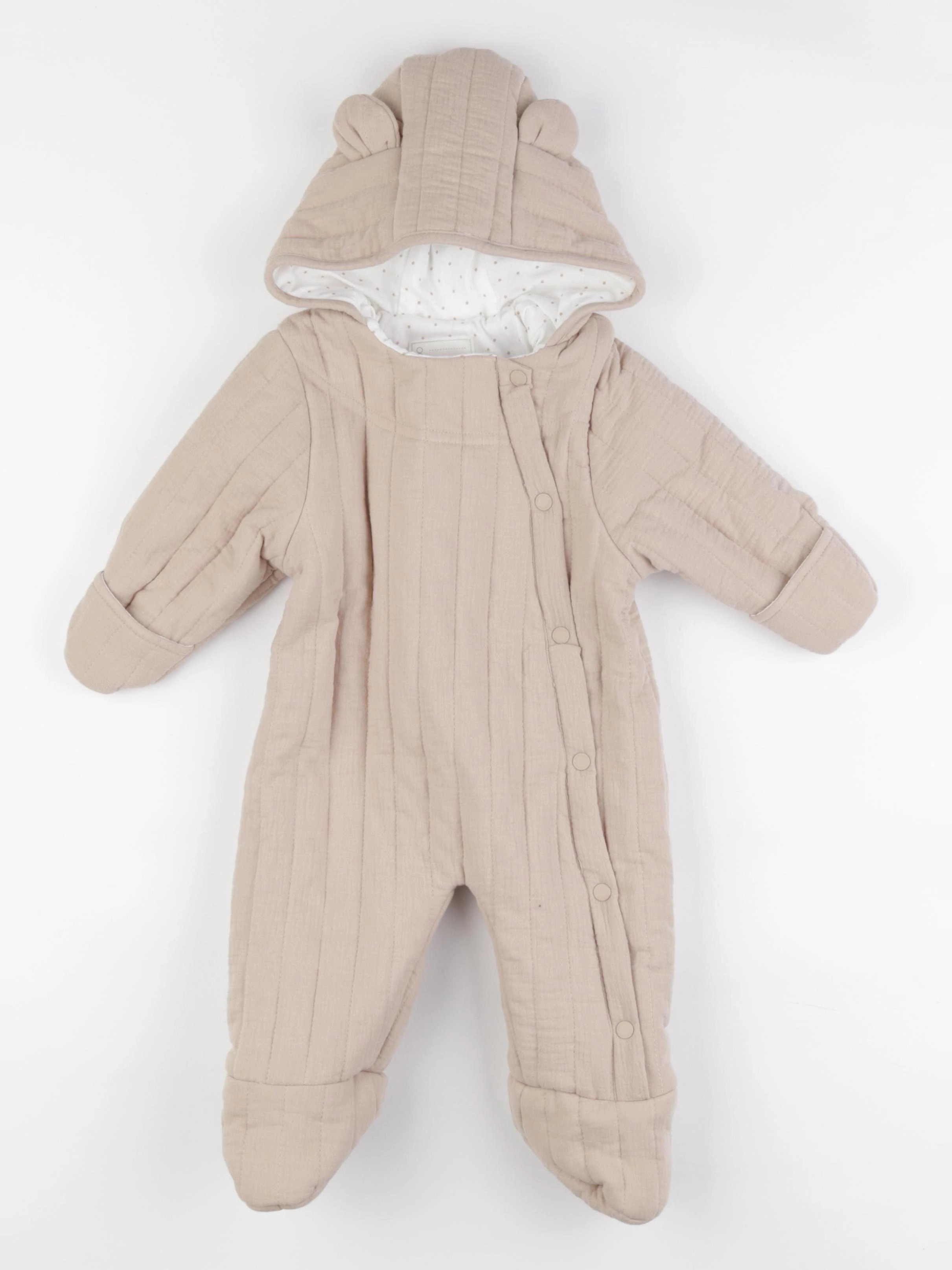 Vertbaudet - combi-pilote marron - 6 mois
