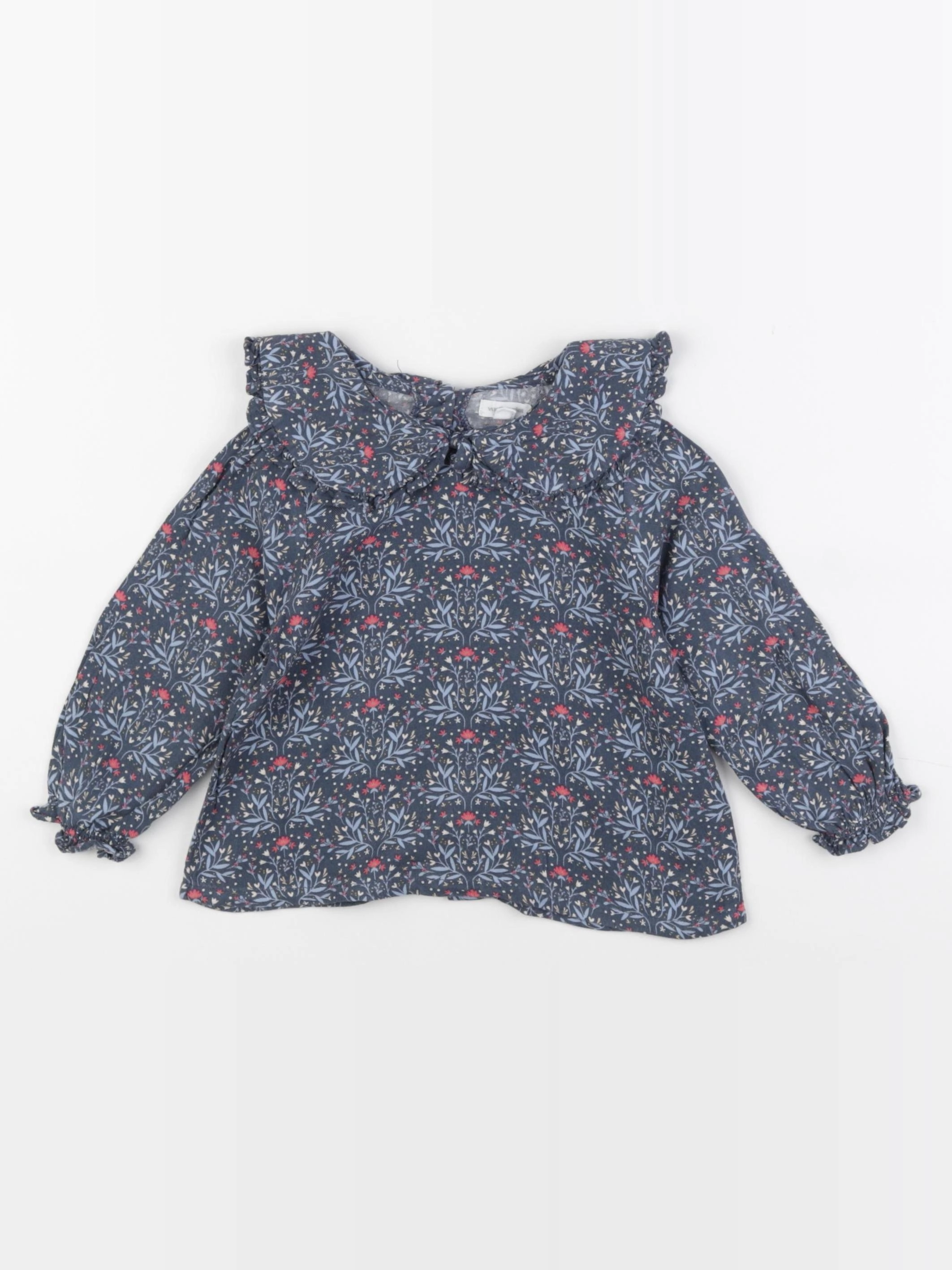Vertbaudet - blouse bleu - 18 mois