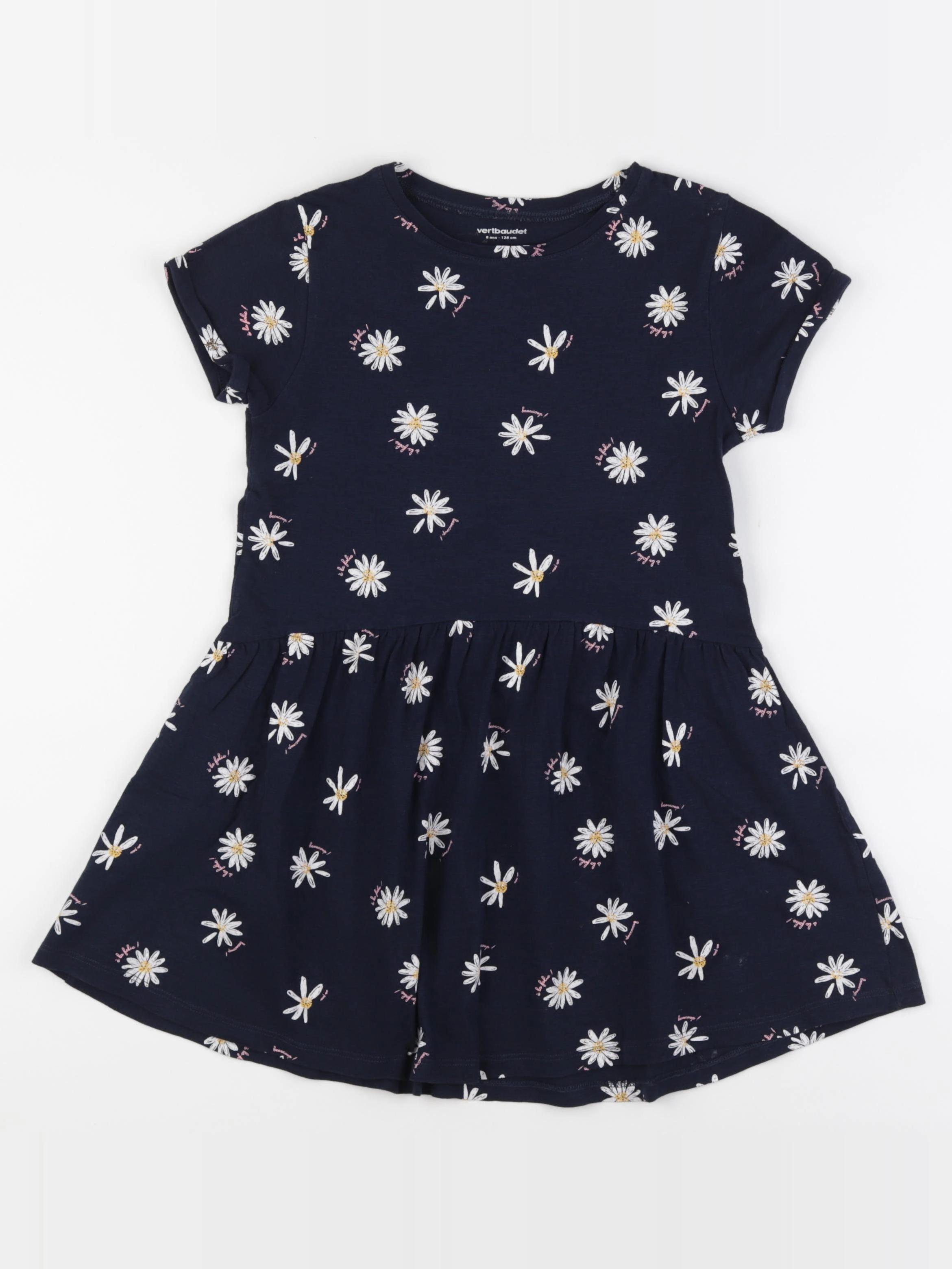 Vertbaudet - robe bleu - 8 ans