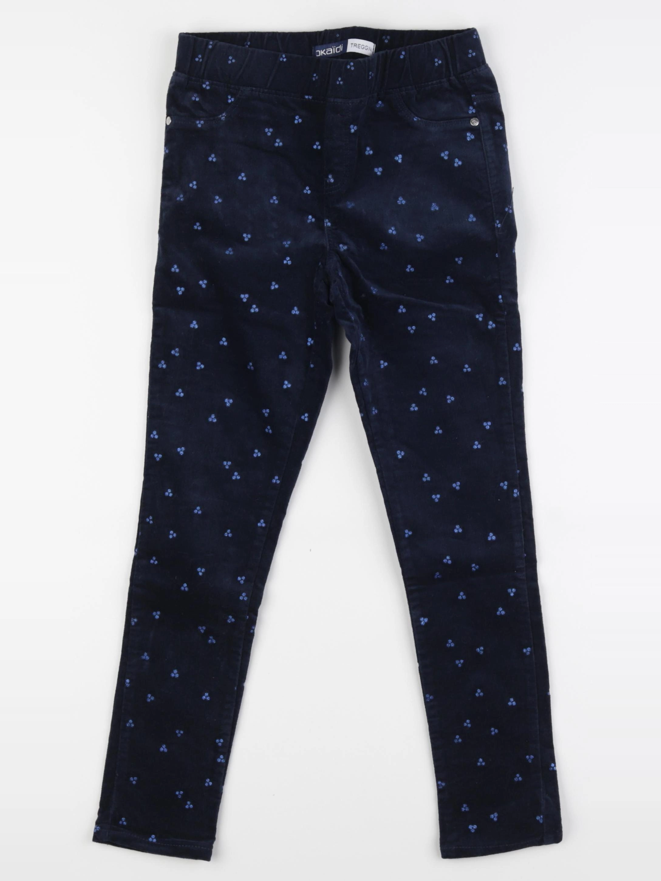 Okaidi - jegging bleu - 8 ans