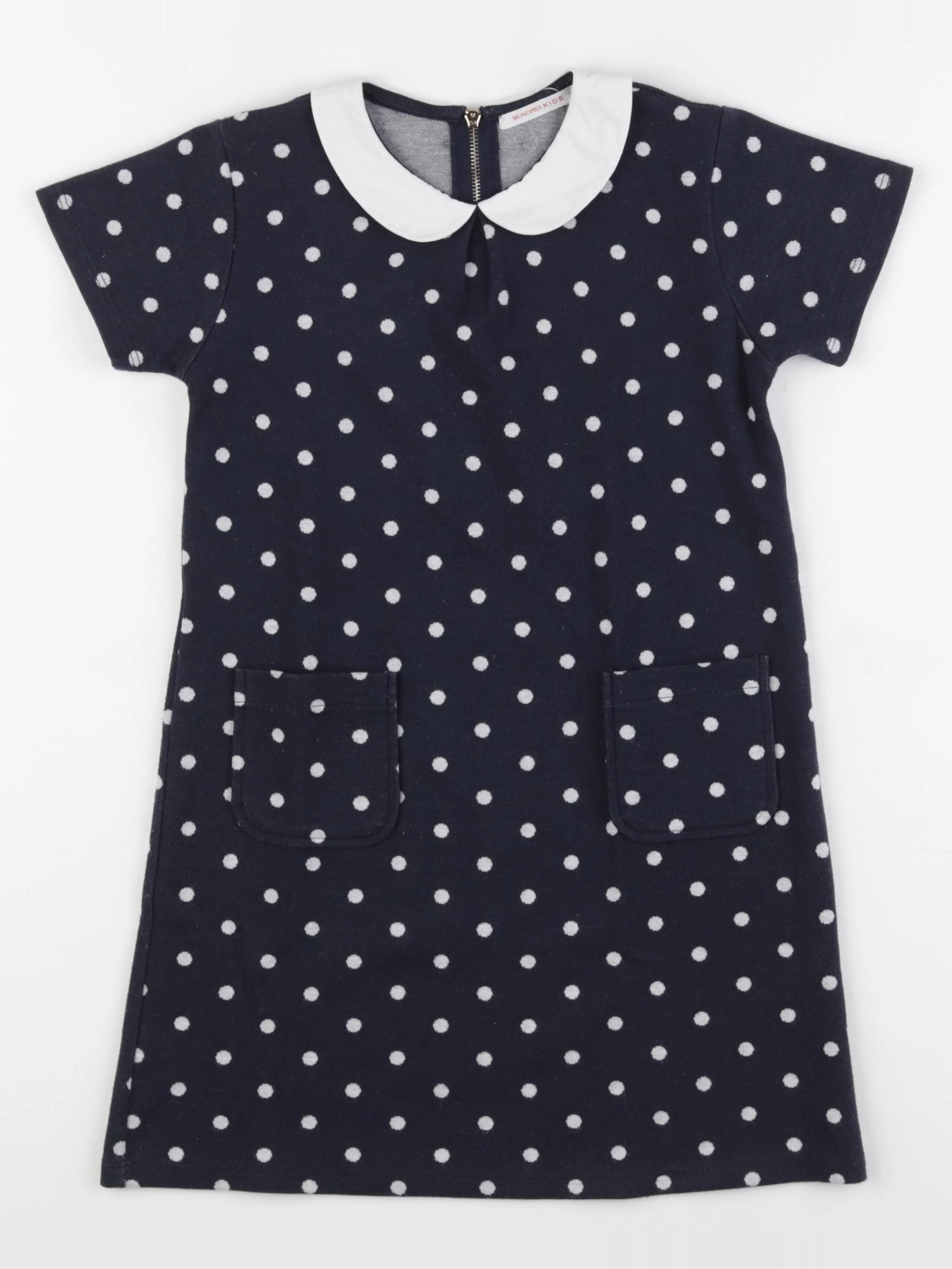 Monoprix - robe bleu - 8 ans