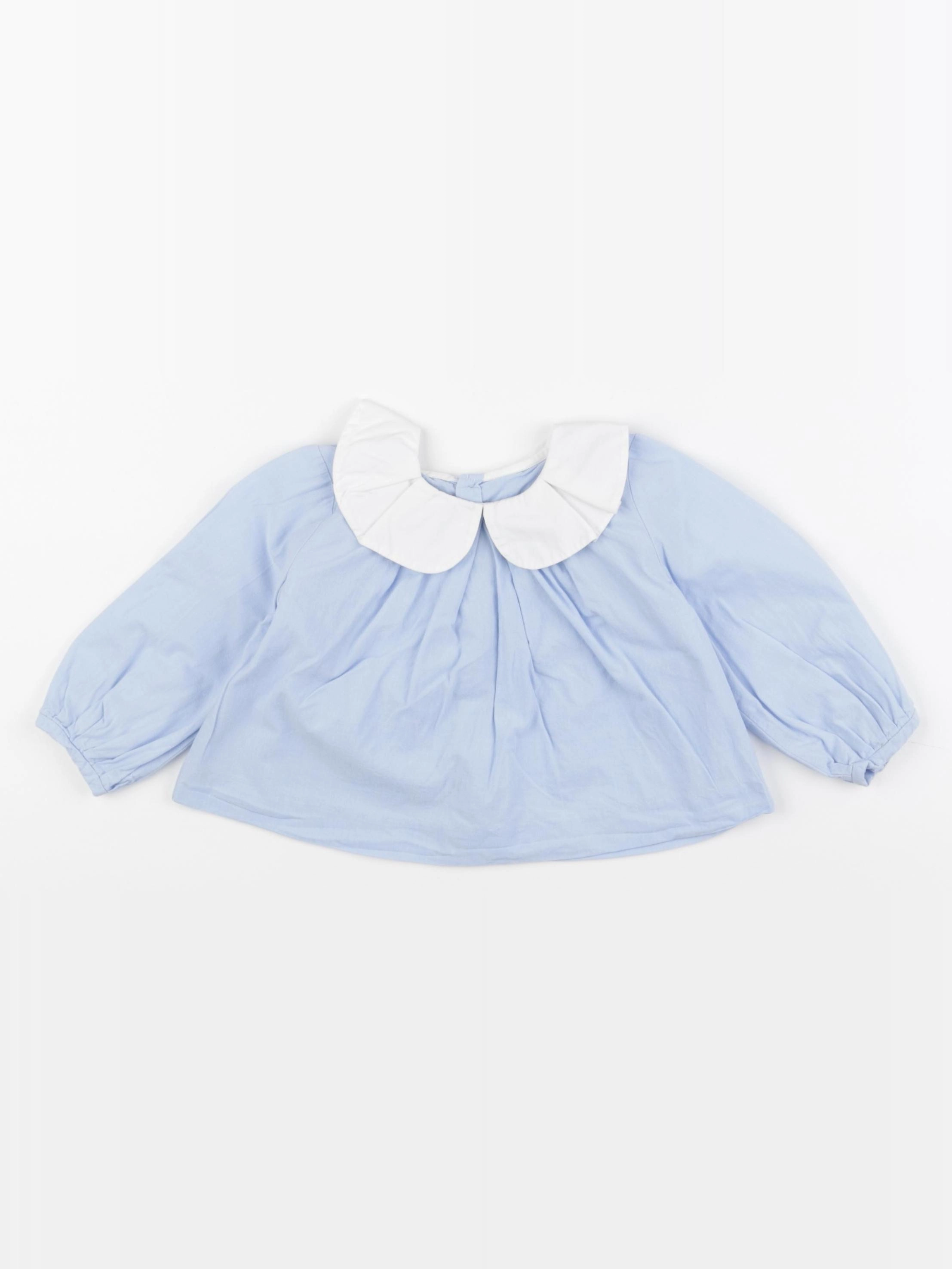 Jacadi - blouse bleu - 18 mois