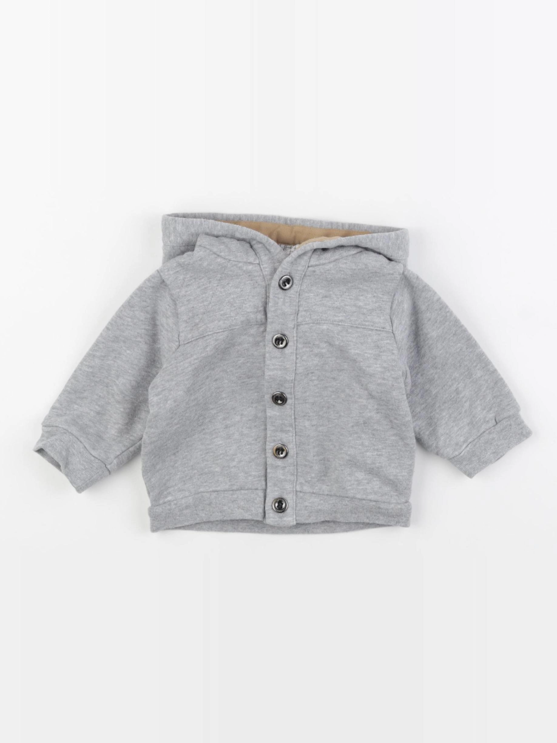 Jacadi - sweat gris - 6 mois