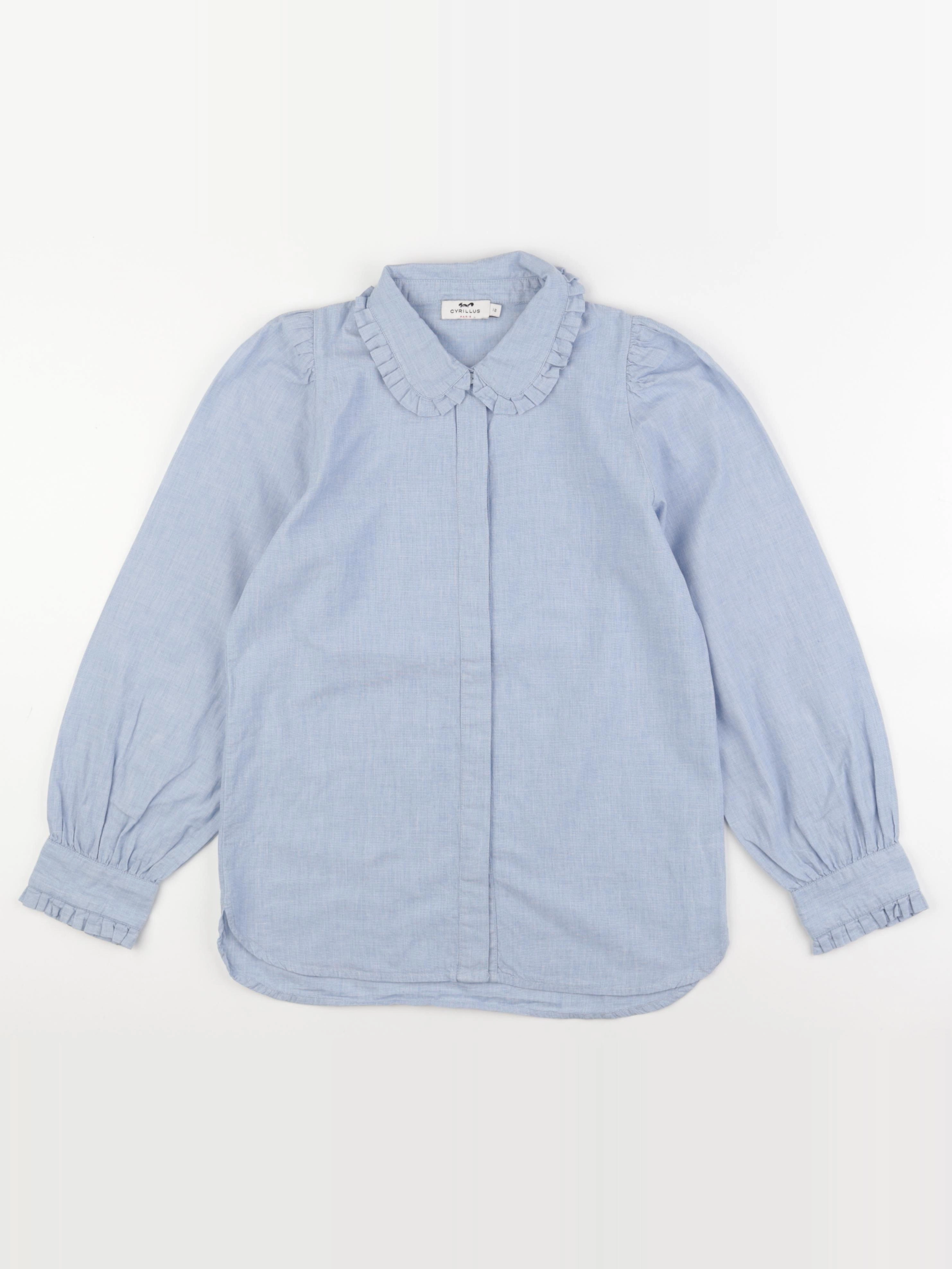 Cyrillus - blouse bleu - 12 ans