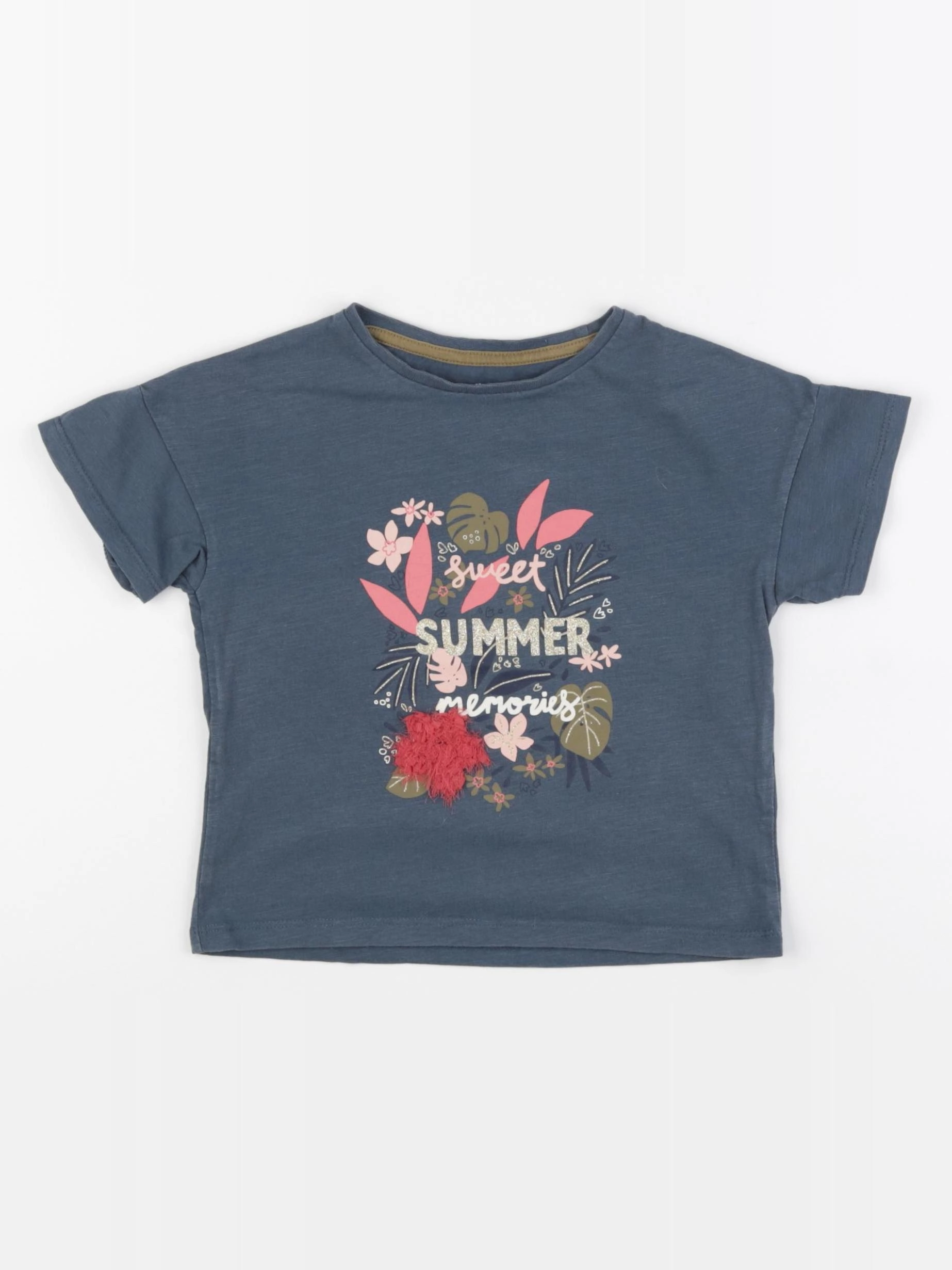 Vertbaudet - tee-shirt vert - 3 ans