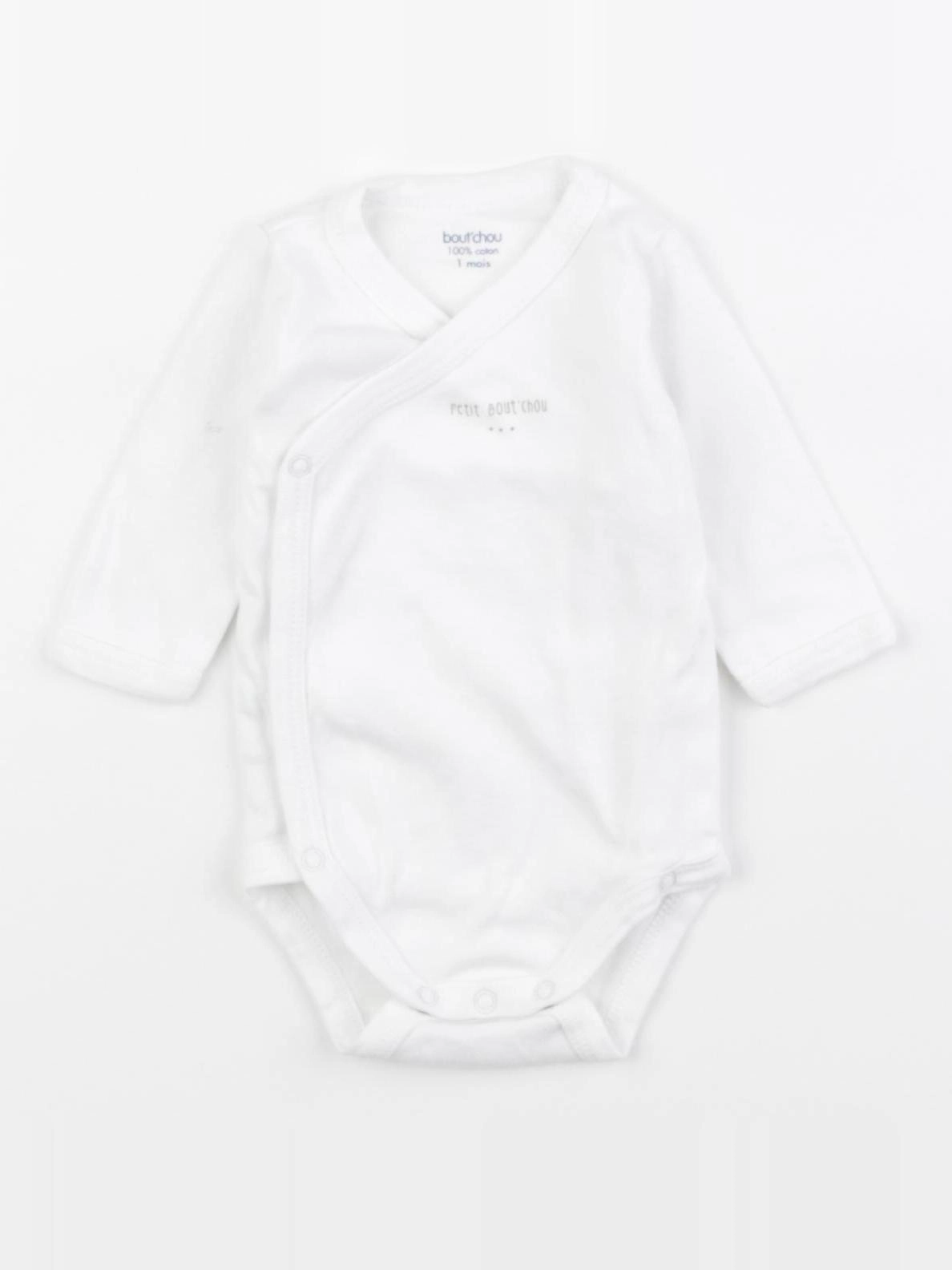 Boutchou - body blanc - 1 mois
