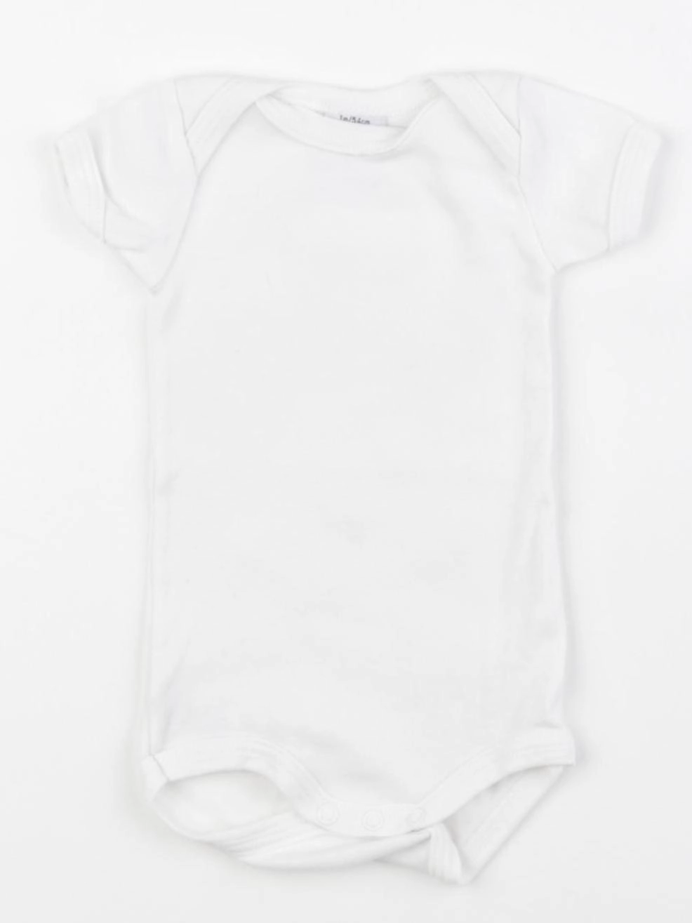 Petit Bateau - body blanc - 1 mois