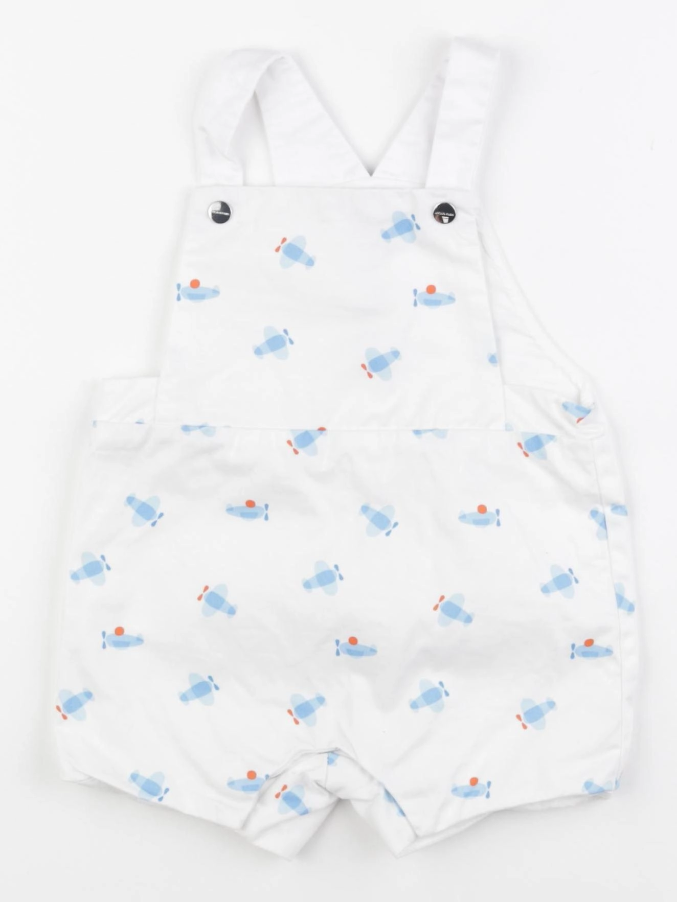 Jacadi - salopette blanc, bleu - 18 mois