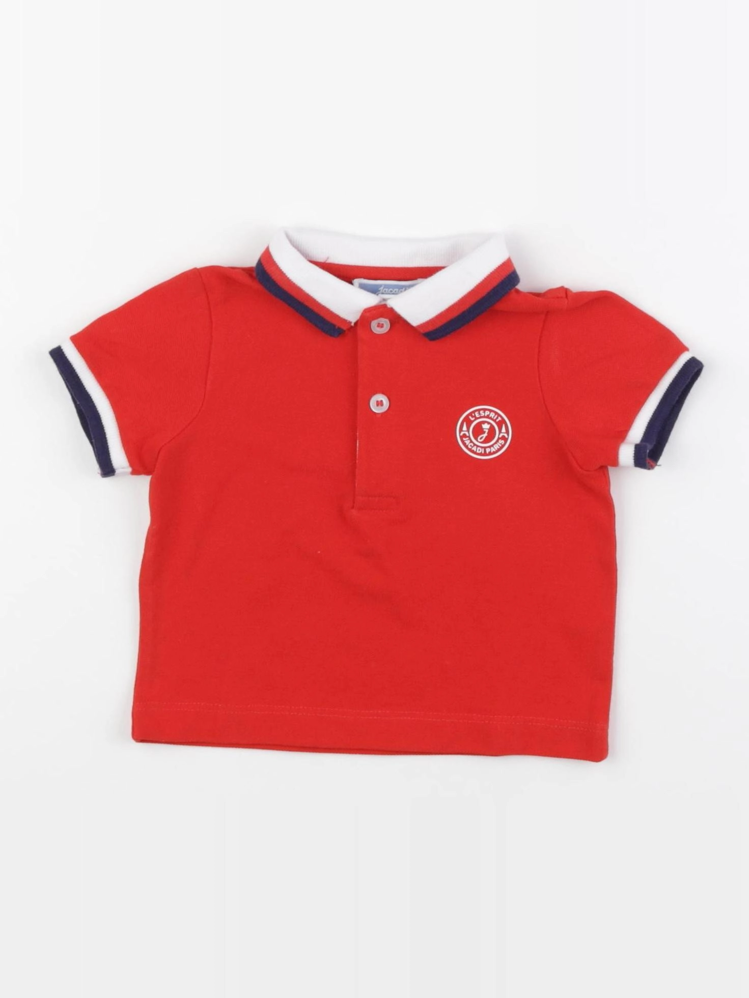 Jacadi - polo rouge - 6 mois