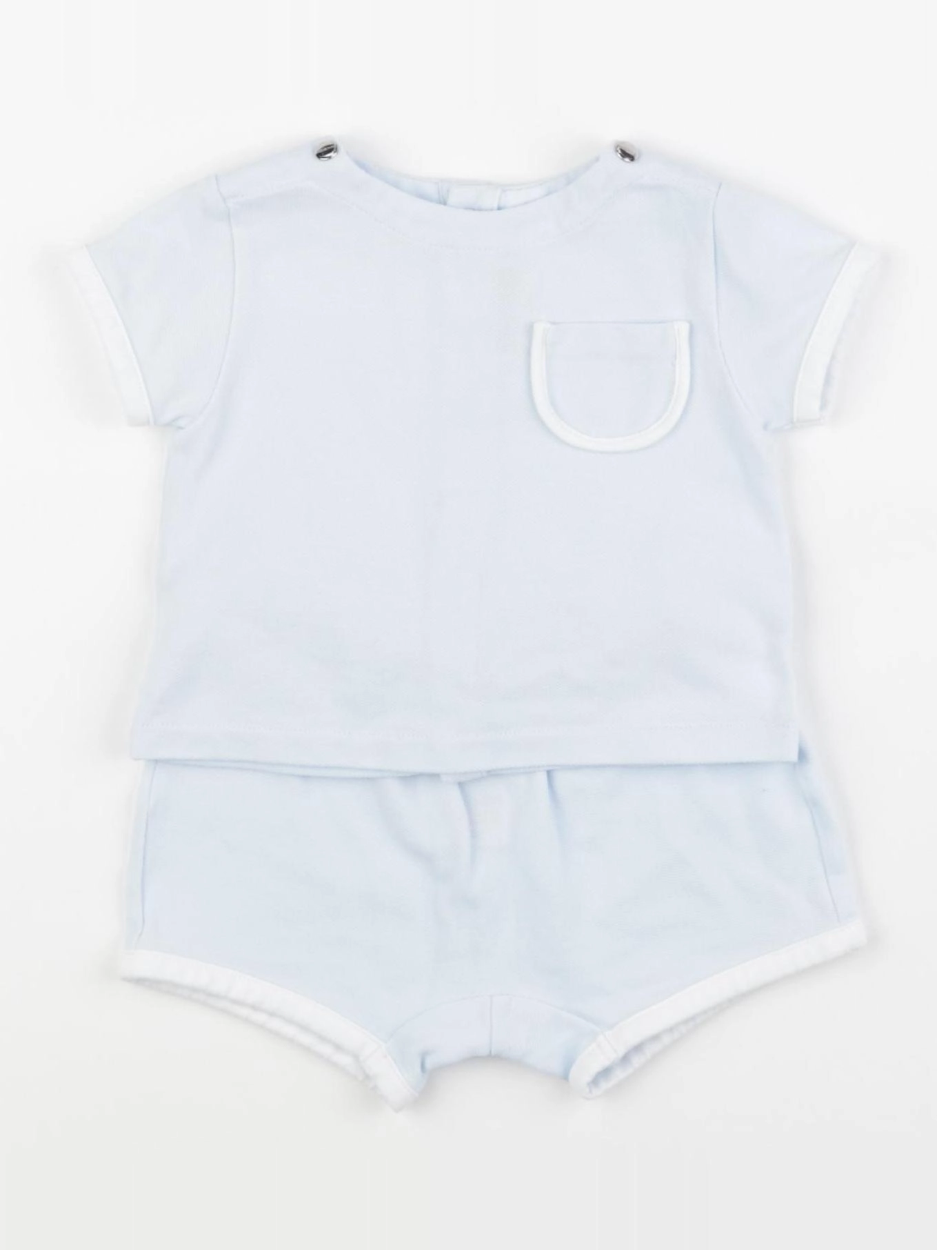 Jacadi - ensemble bleu - 6 mois