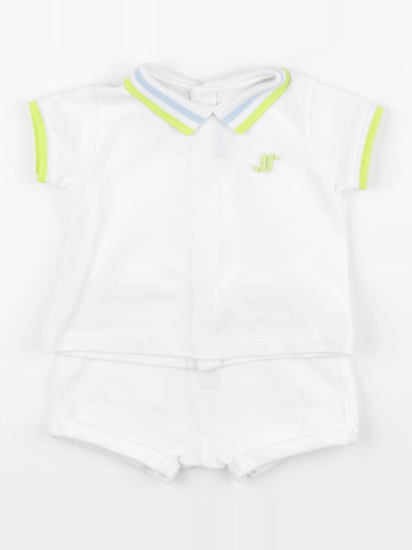 Jacadi - ensemble blanc - 6 mois