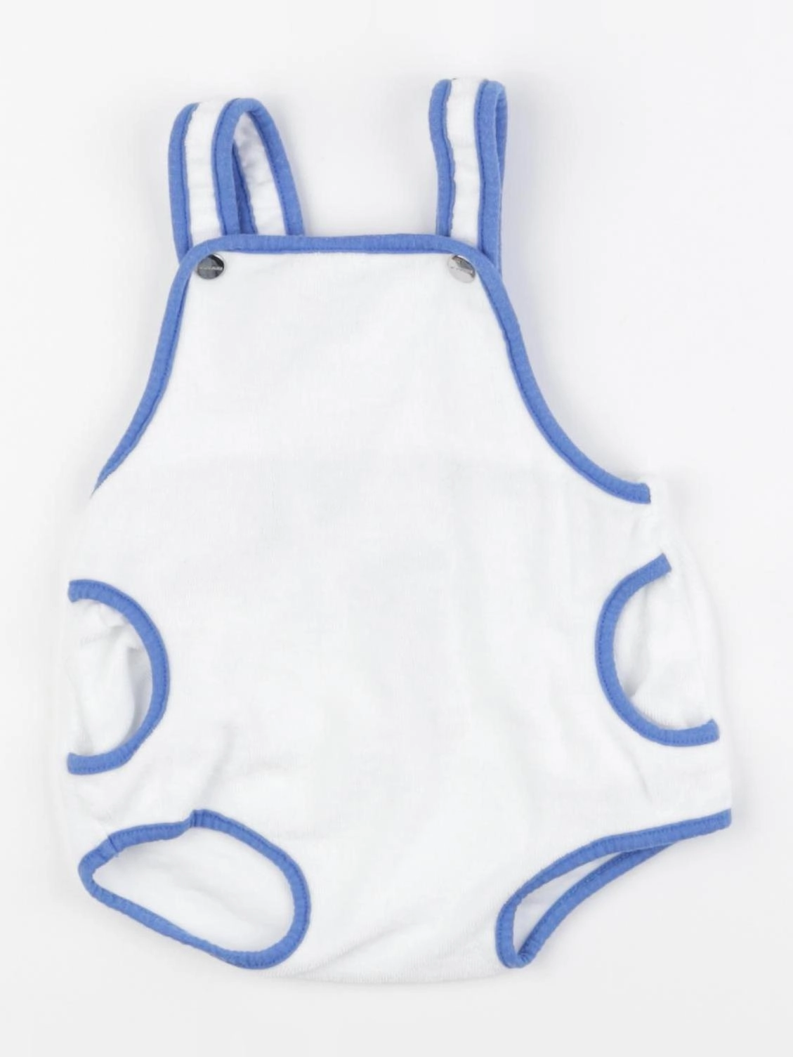 Jacadi - combinaison blanc, bleu - 6 mois