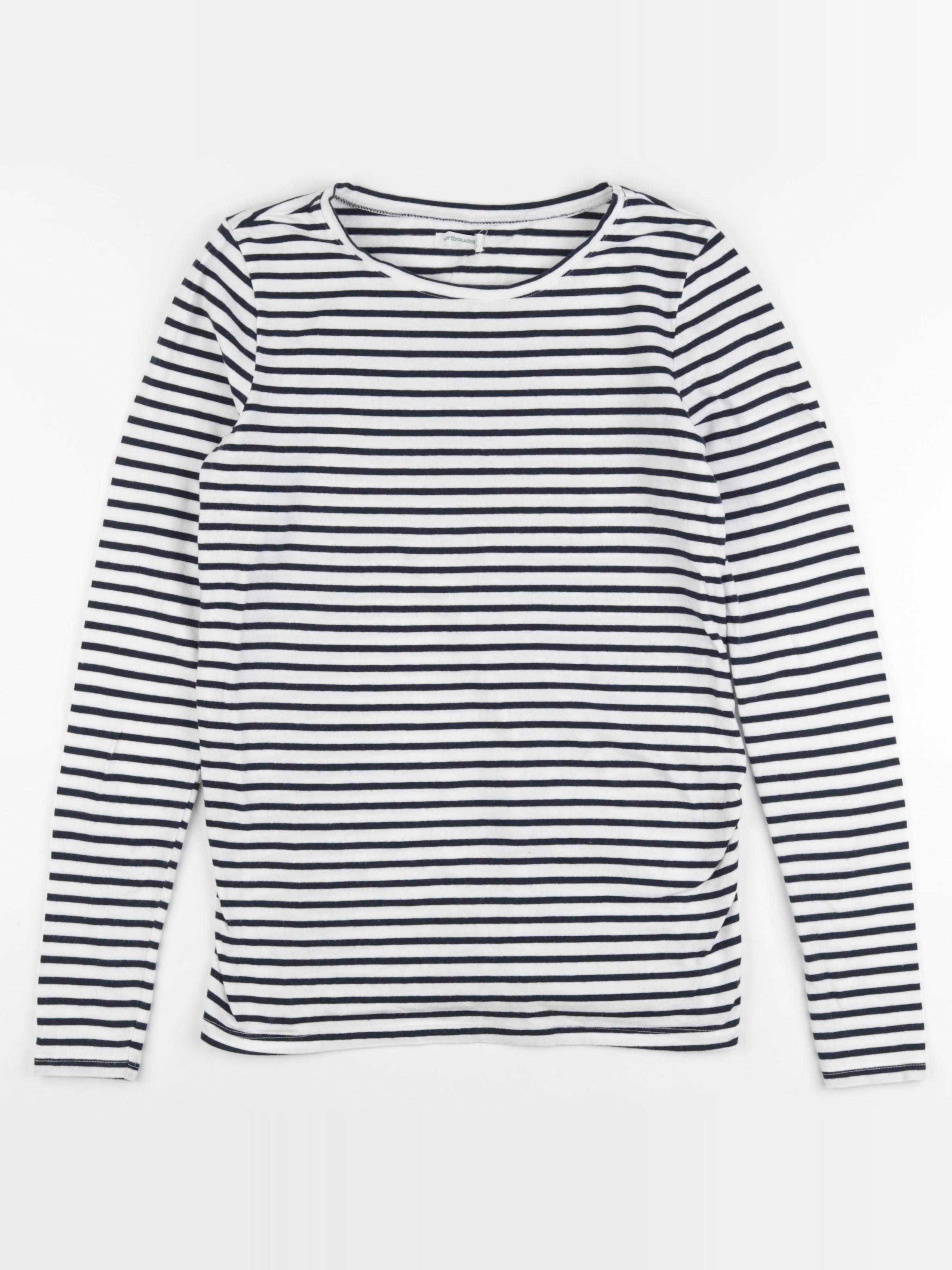 Vertbaudet - tee-shirt grossesse blanc, bleu - 38 à 40