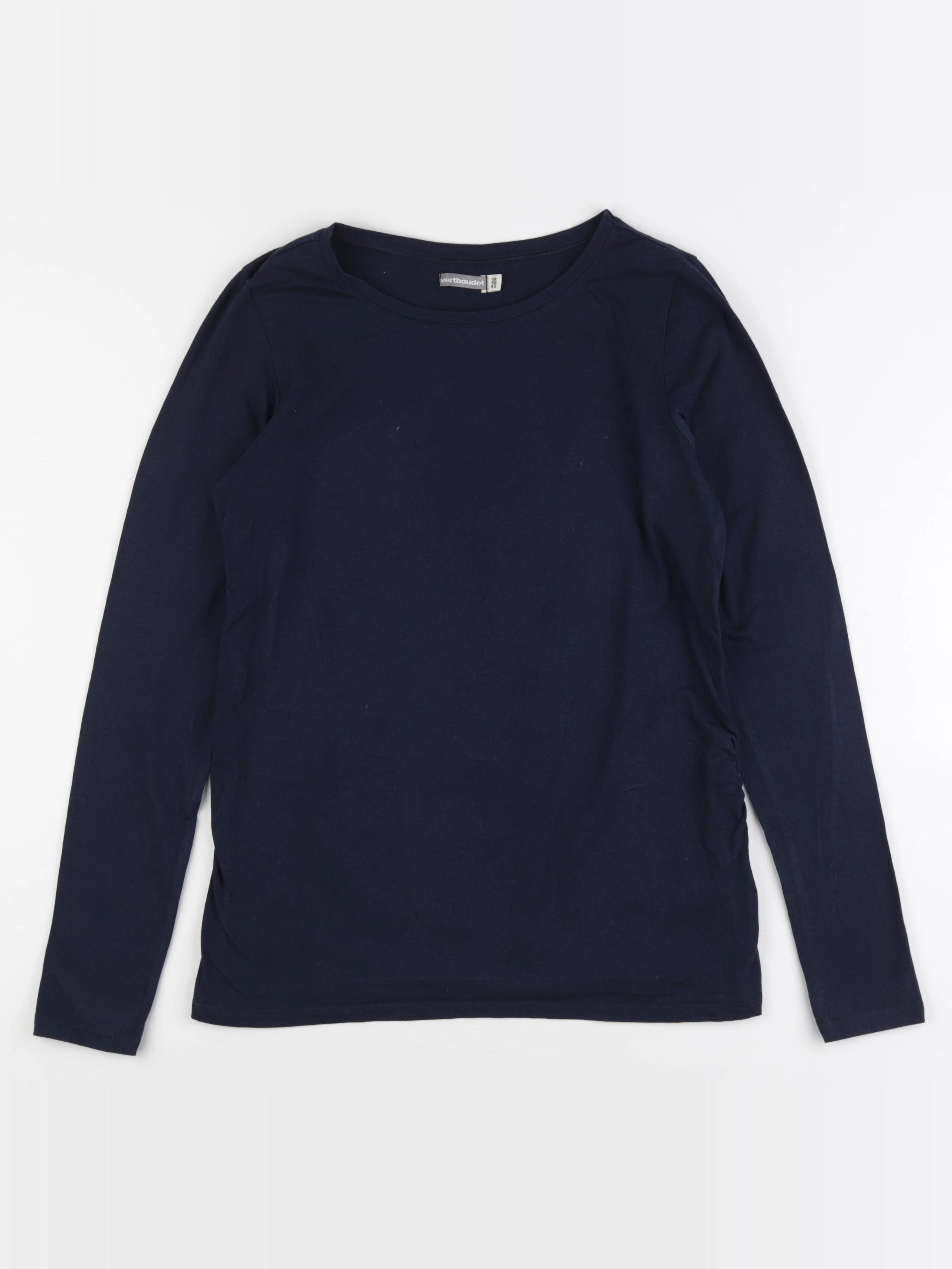 Vertbaudet - tee-shirt grossesse bleu - 38 à 40