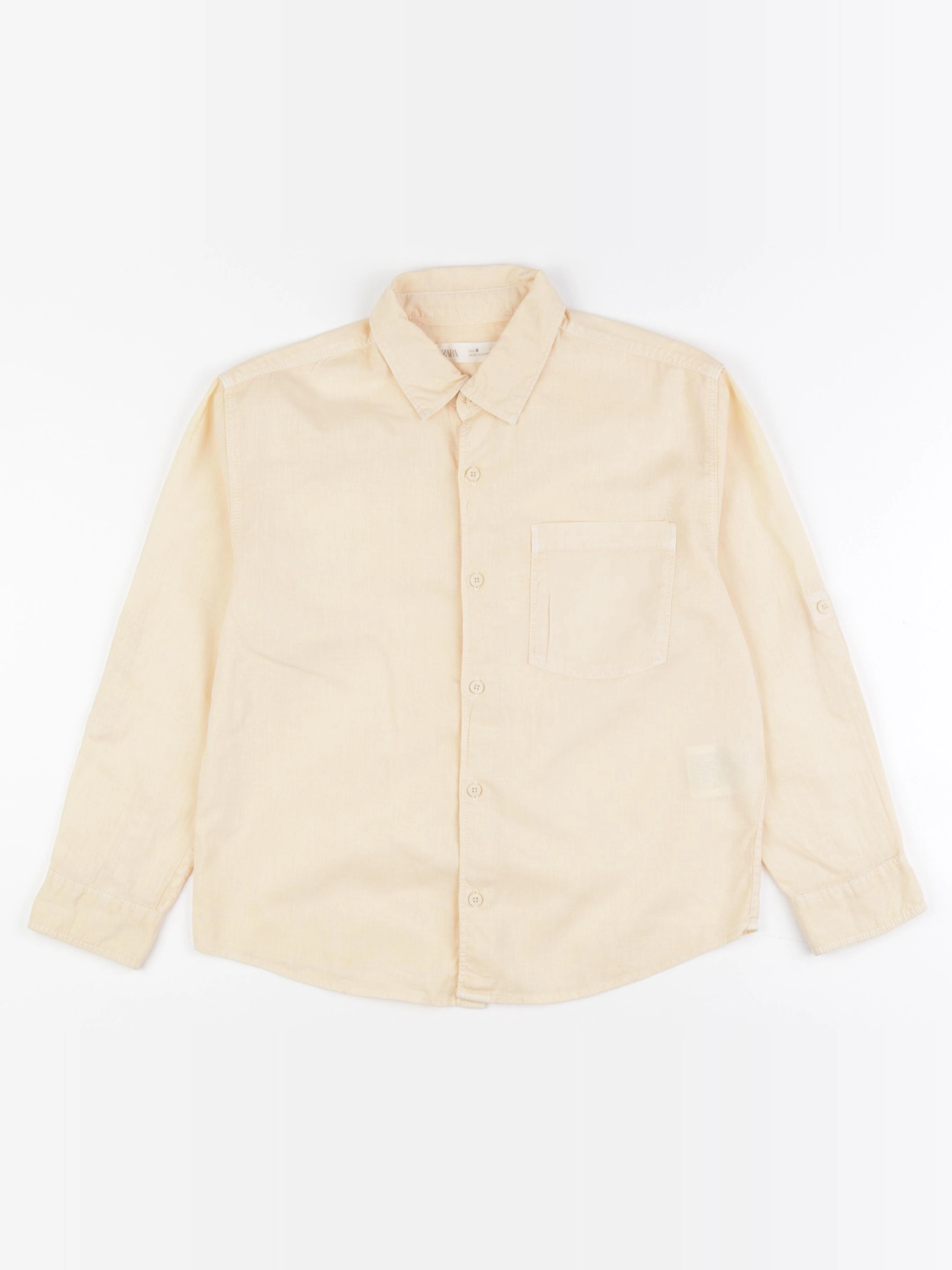 Zara - chemise orange - 8 ans
