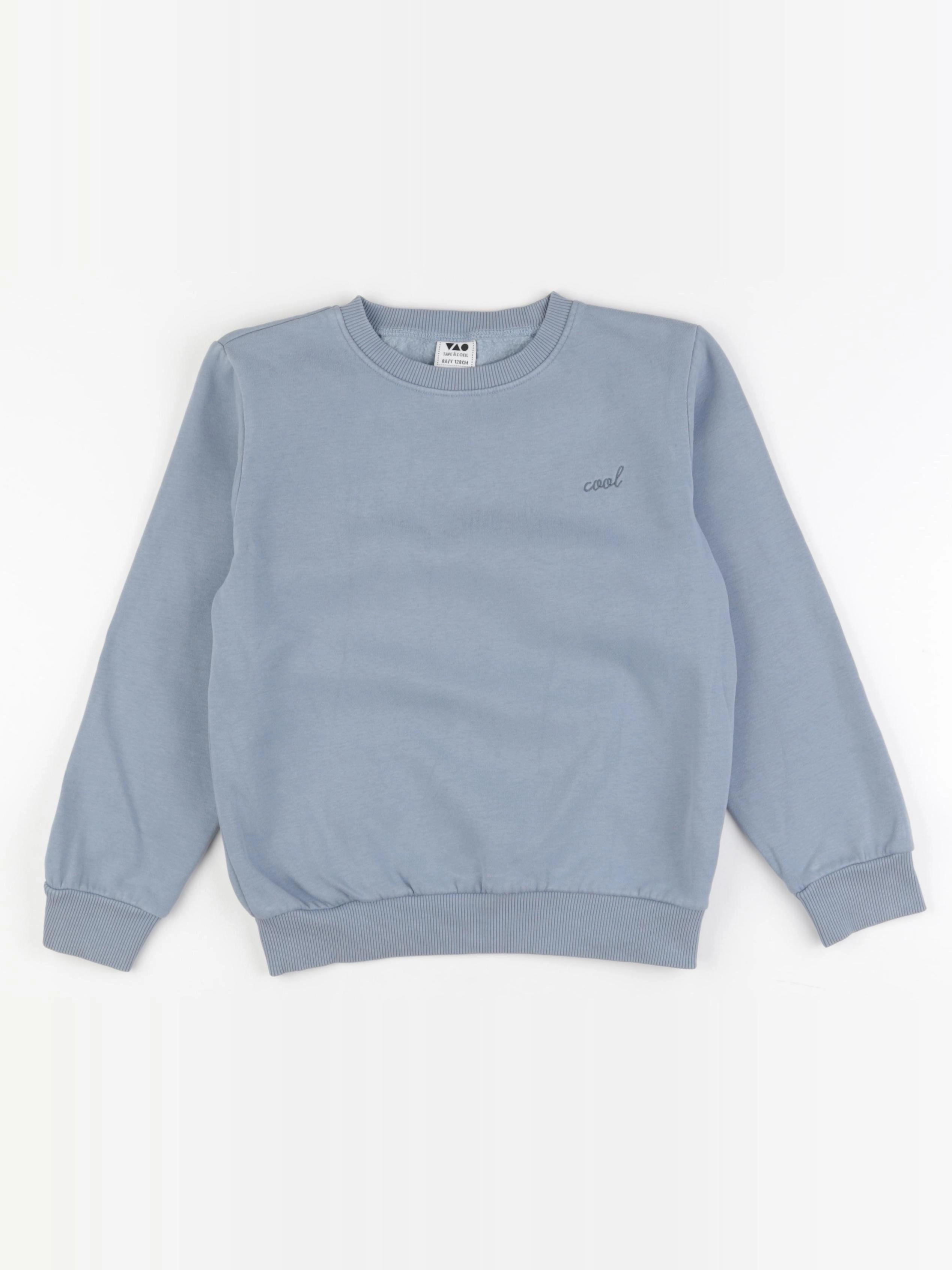 Tape à l'oeil - sweat bleu - 8 ans