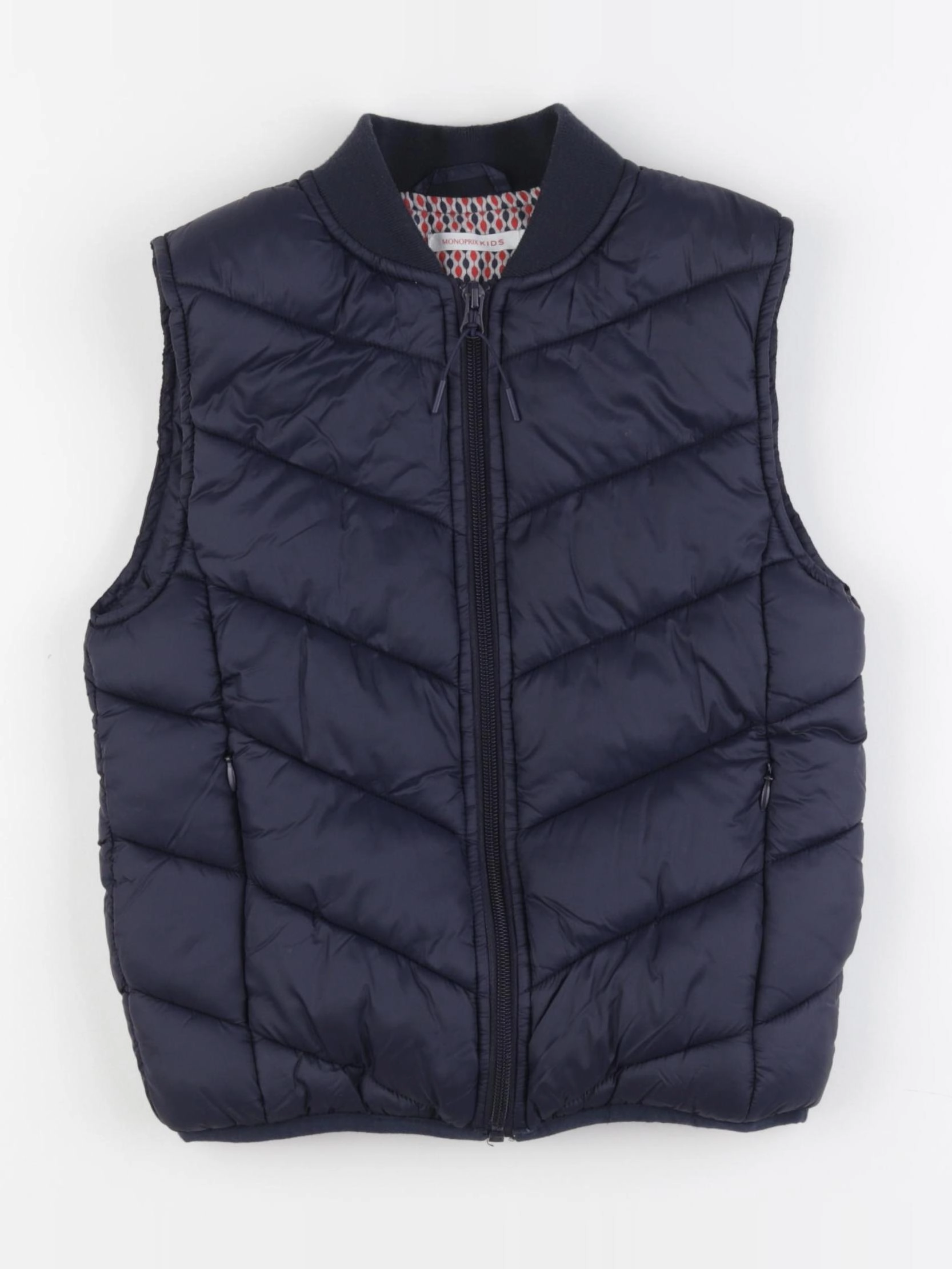 Monoprix - doudoune bleu - 8 ans