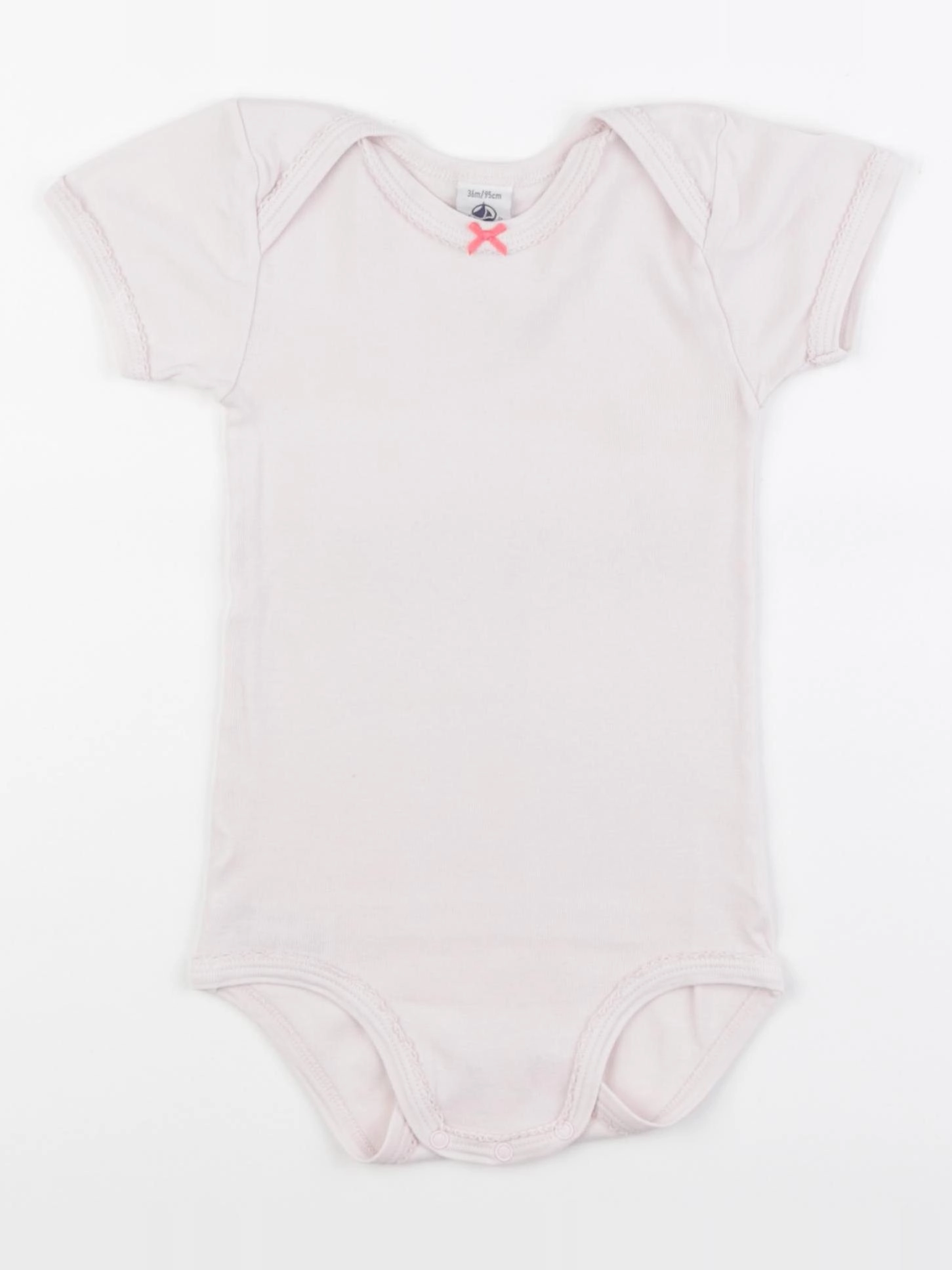 Petit Bateau - body rose - 36 mois