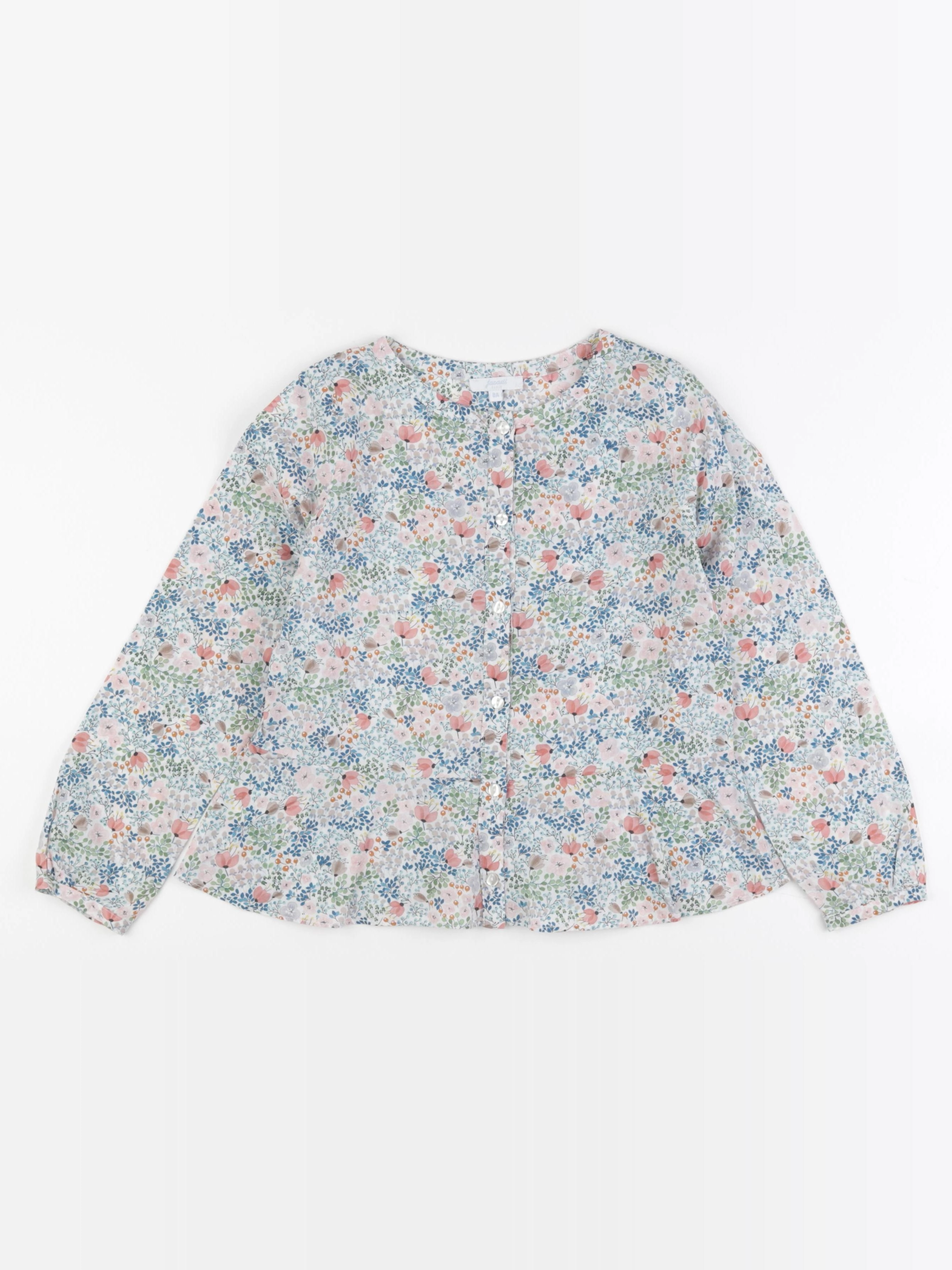 Jacadi - blouse liberty multicolore - 8 ans
